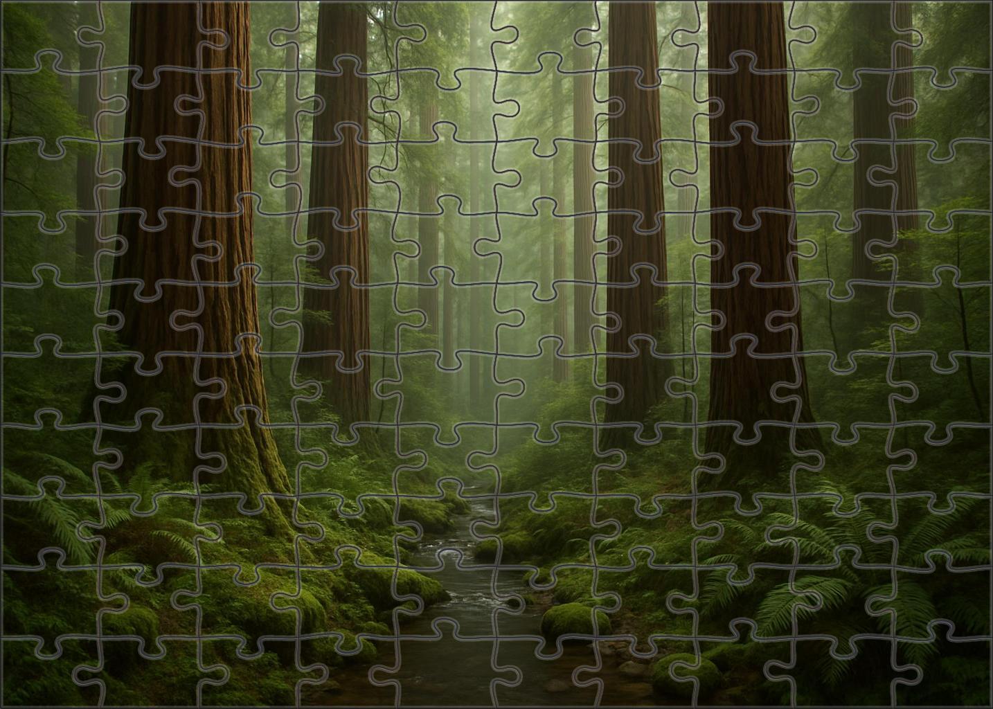 Whispering Redwood Glade 200 Piece Puzzle