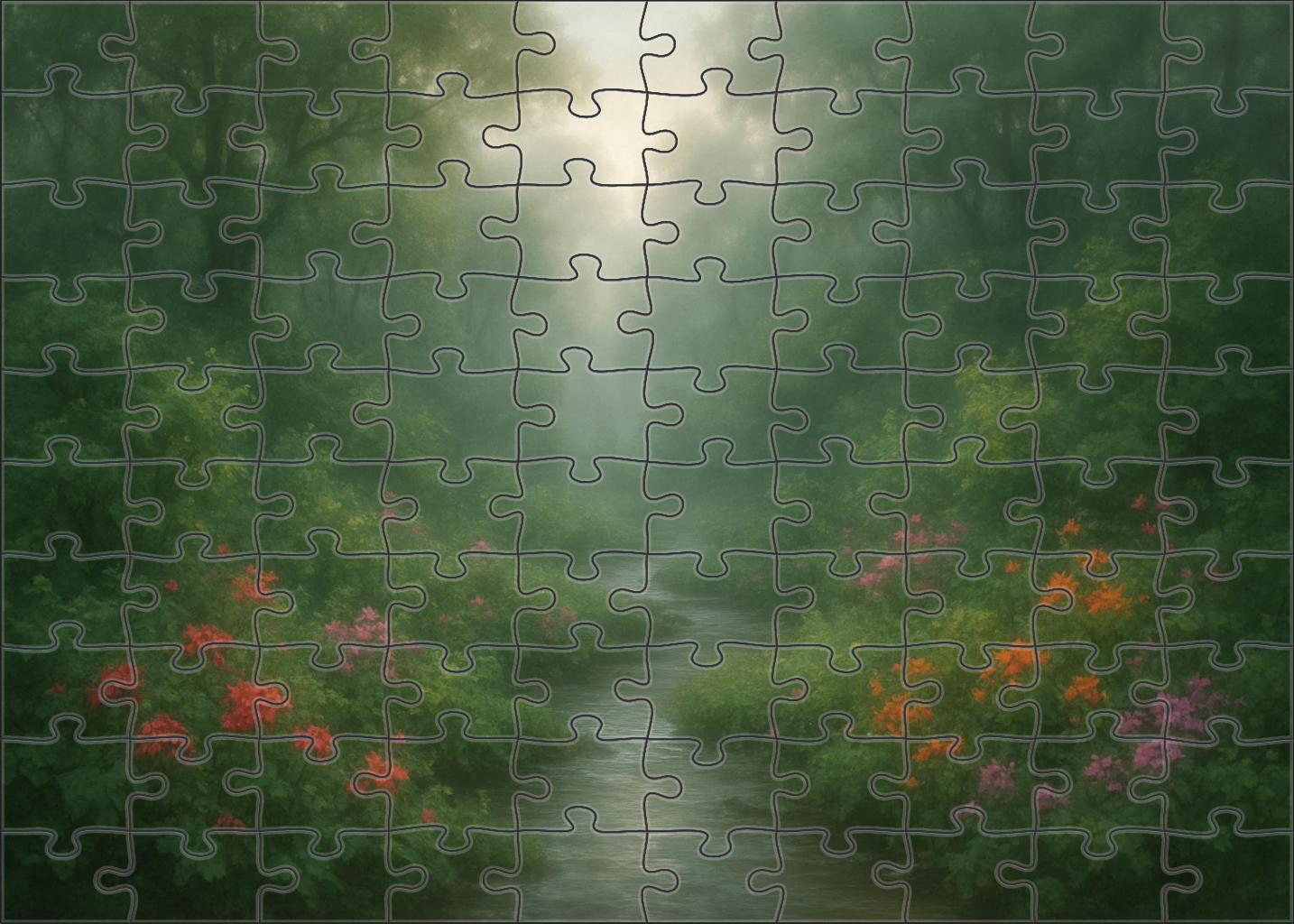 Silvermist Rainforest Glade Unique Puzzle Design