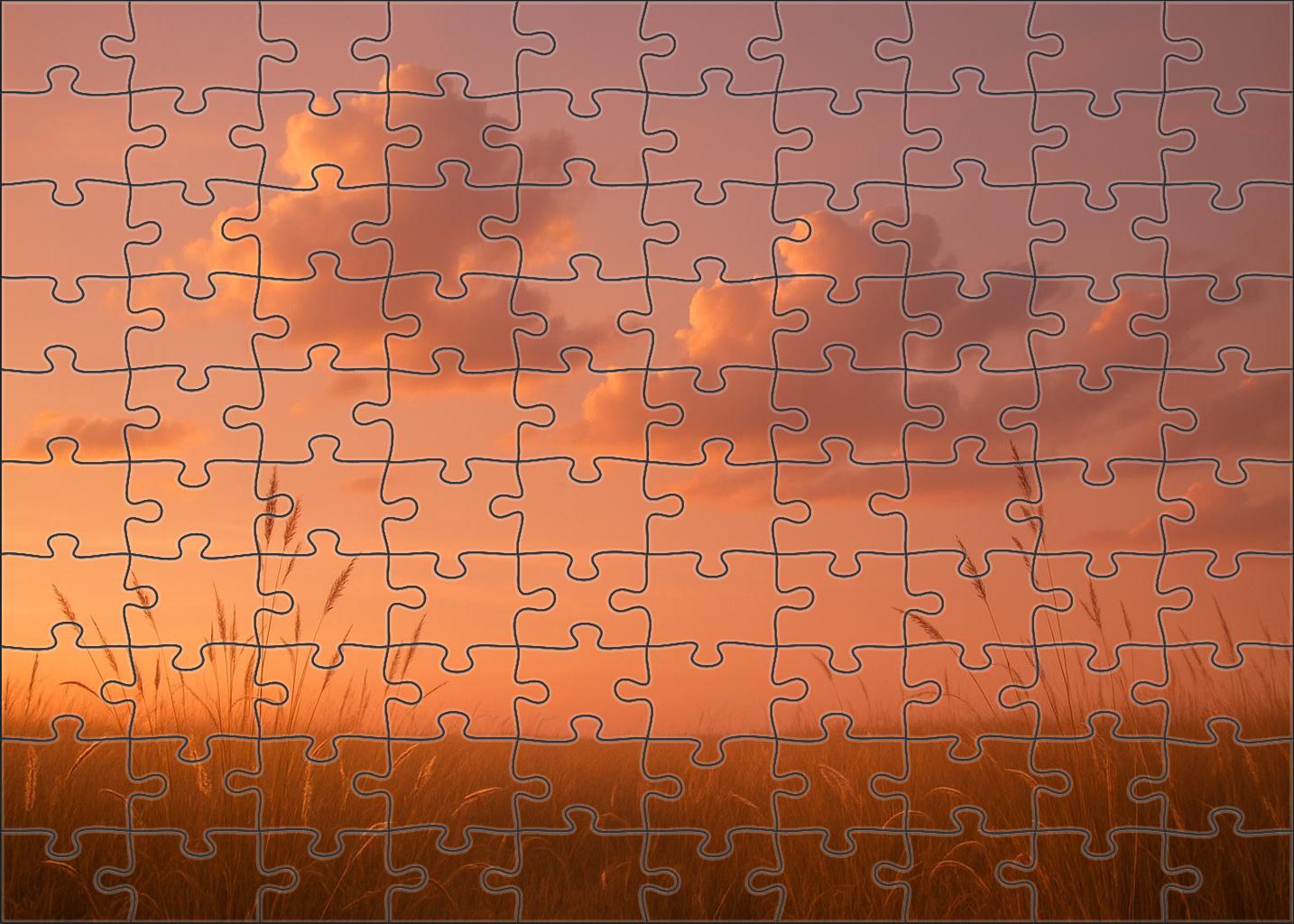 Rose Gold Twilight 100 Piece Puzzle