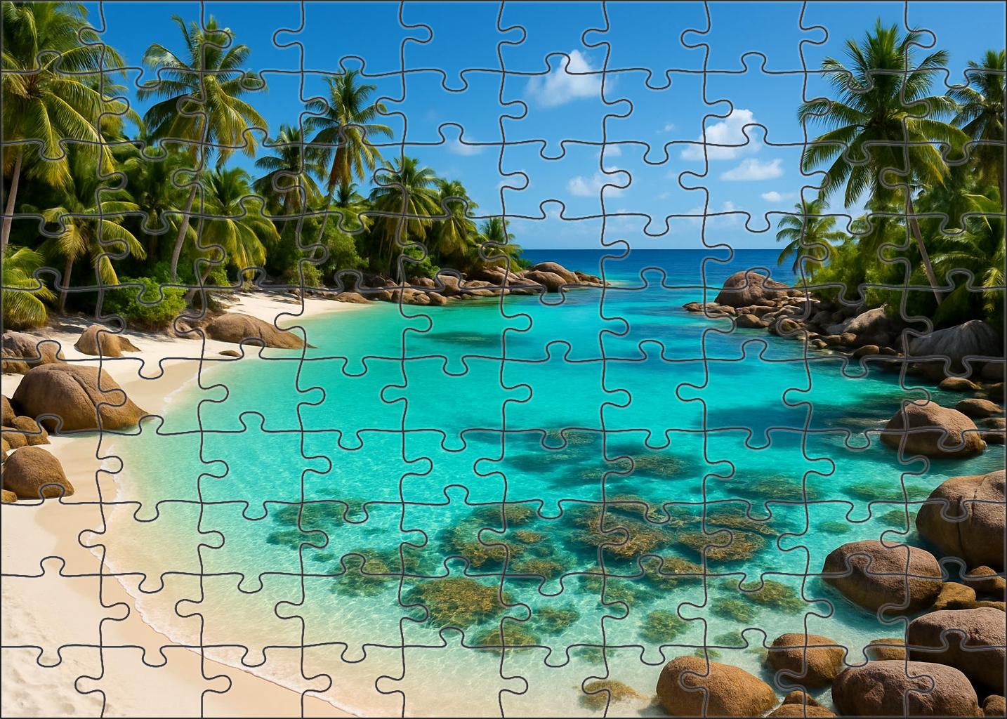 Turquoise Lagoon Adventure 100 Piece Puzzle
