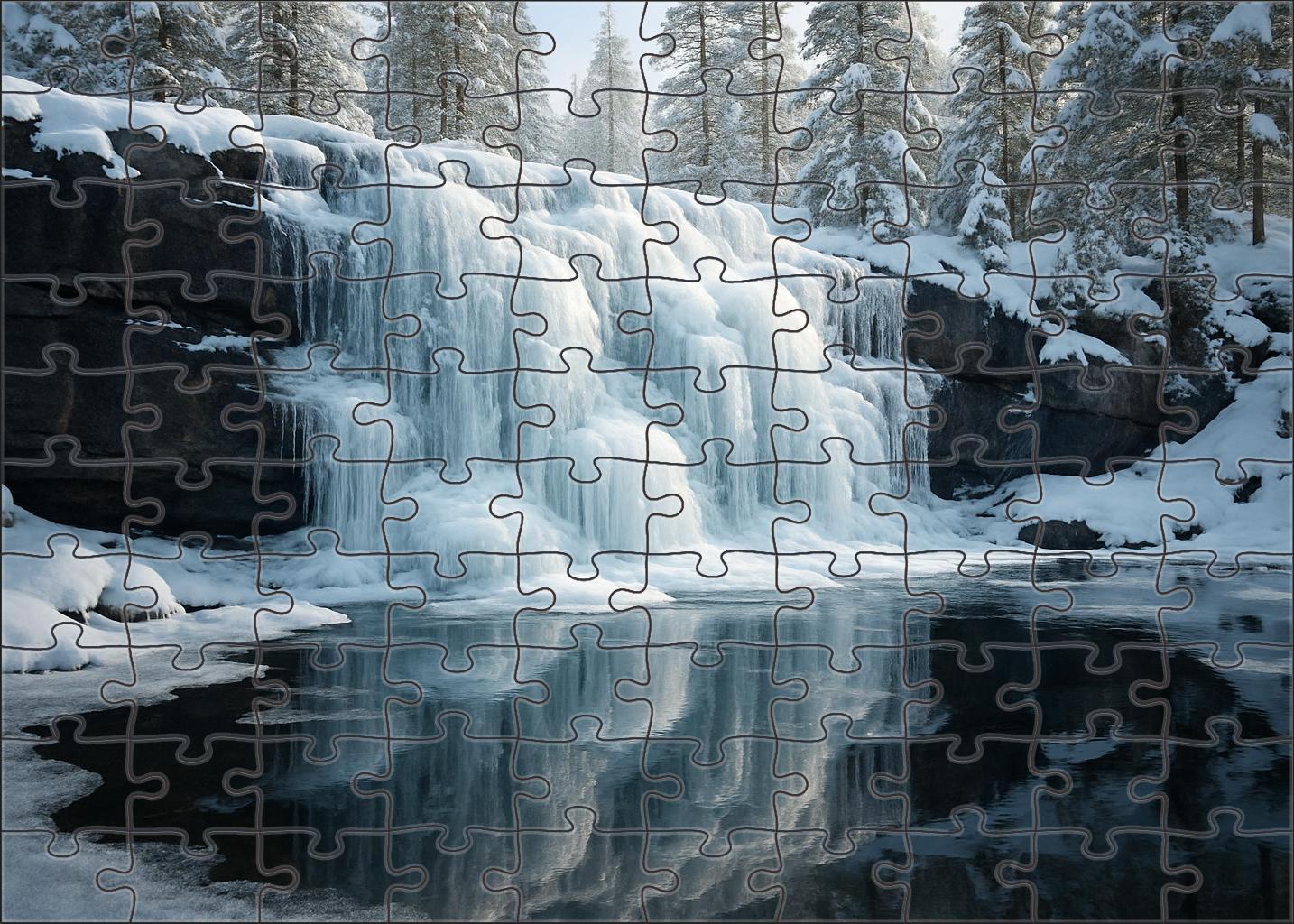 Winter Crystal Spill Family Puzzles