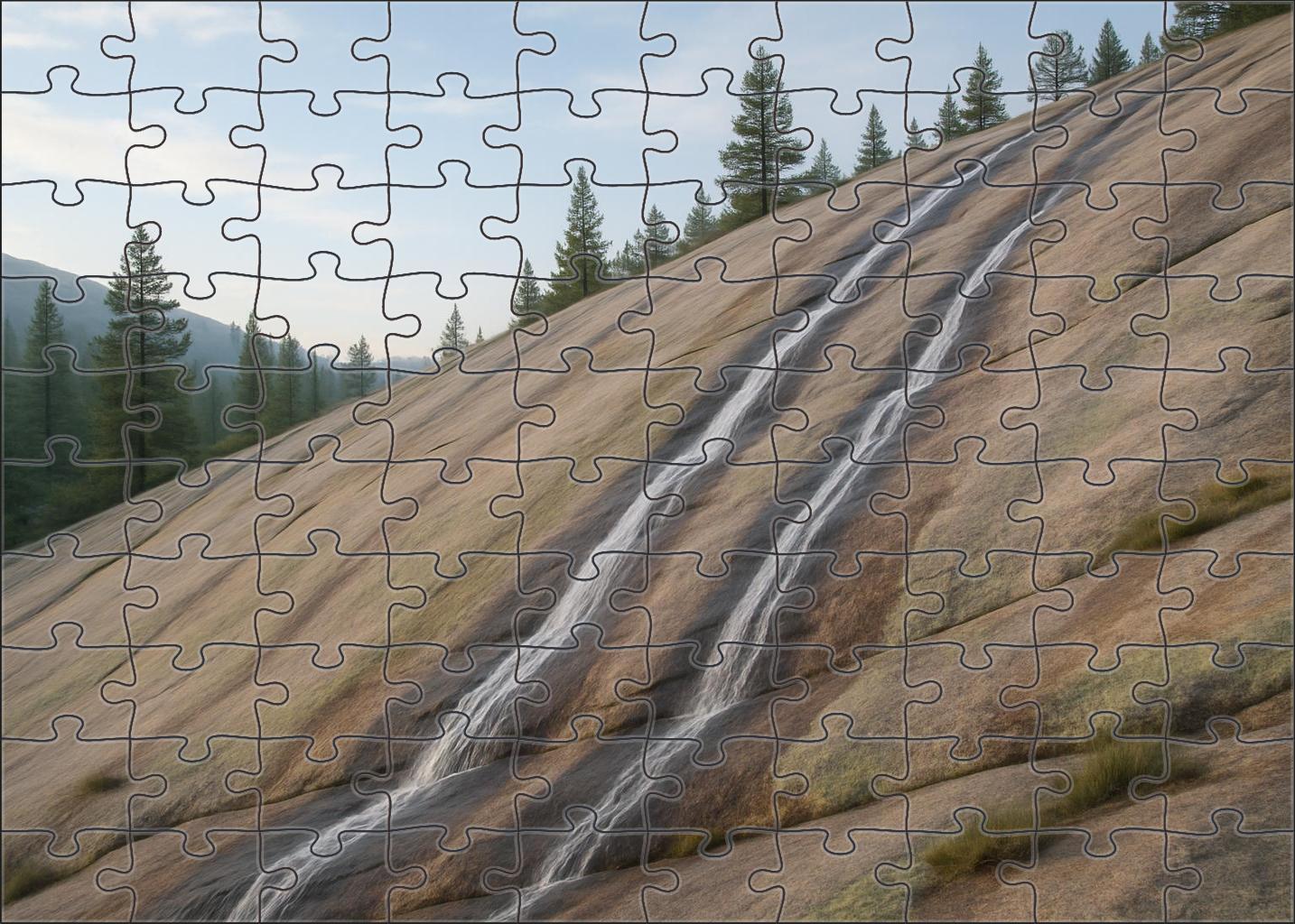 Celestial Veil Cascade Large Format Puzzle