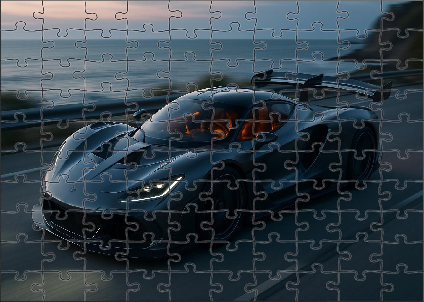 Helios Specter Turbo Supercar With Turbocharged V10 And Dynamic Cockpit 300 Piece Puzzle