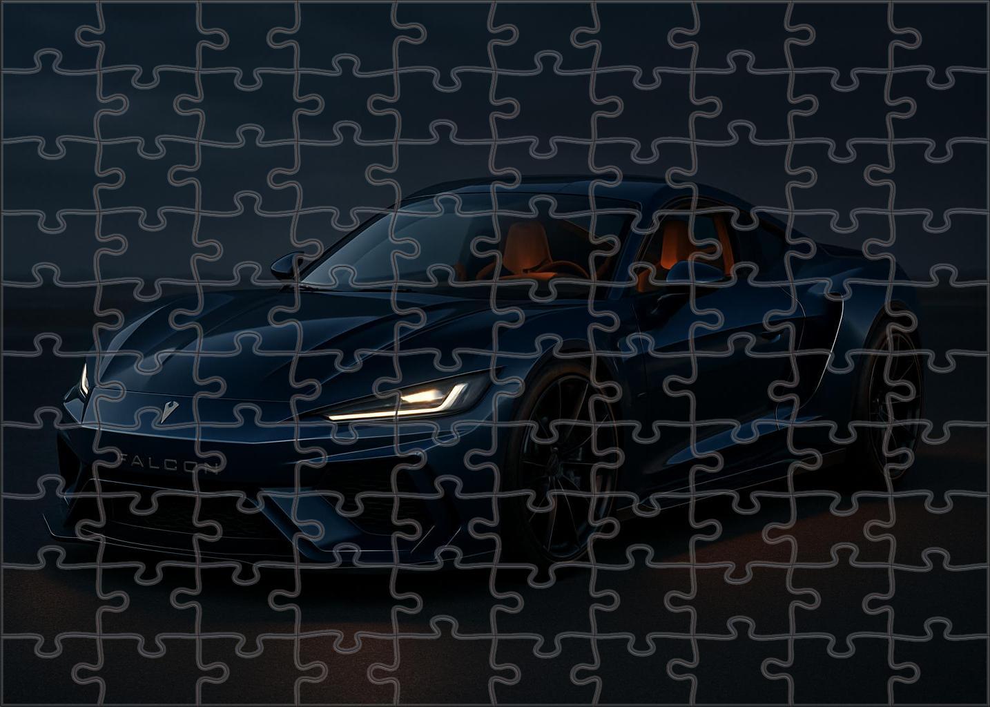 Falcon Aero Rs Twin-turbocharged Precision Roadster Puzzle For Kids