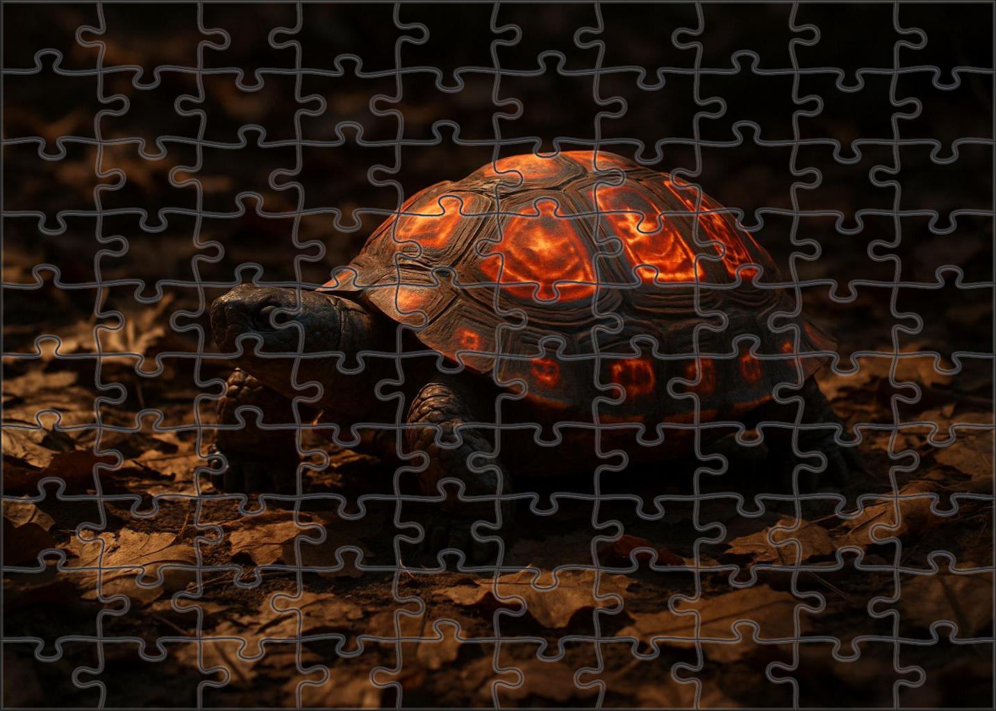 Crimson Shell Turtle 300 Piece Puzzle