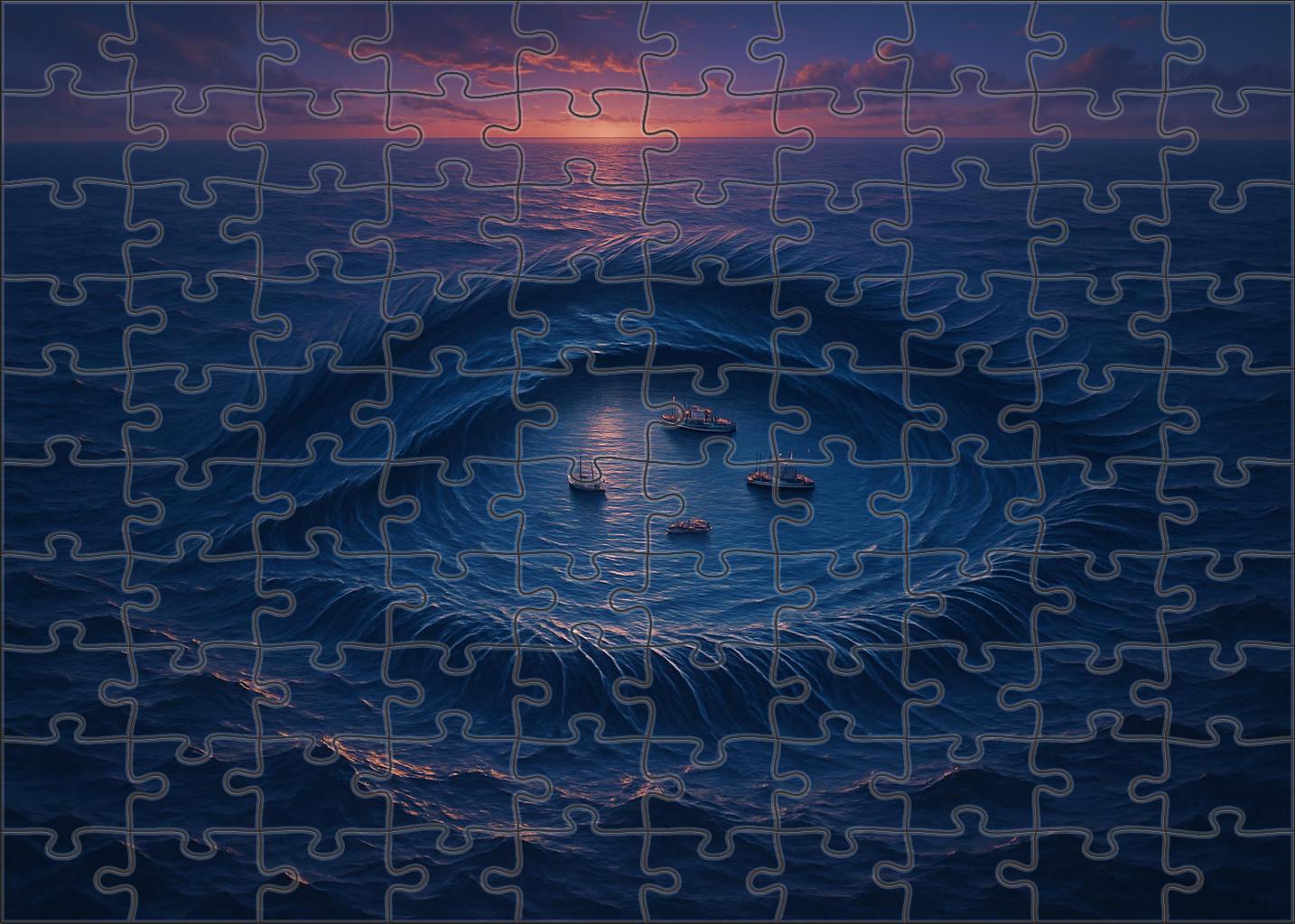 The Oceans Eye A Glistening Eye In A Boundless Sea 1000 Piece Puzzle