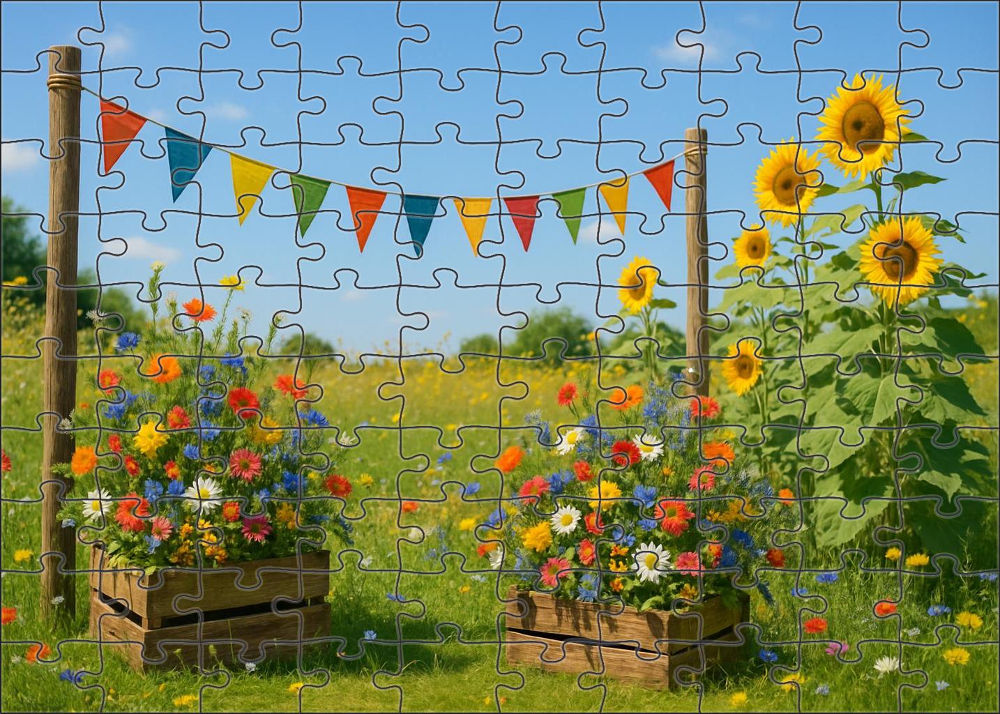 Sunlit Meadow Jubilee 200 Piece Puzzle