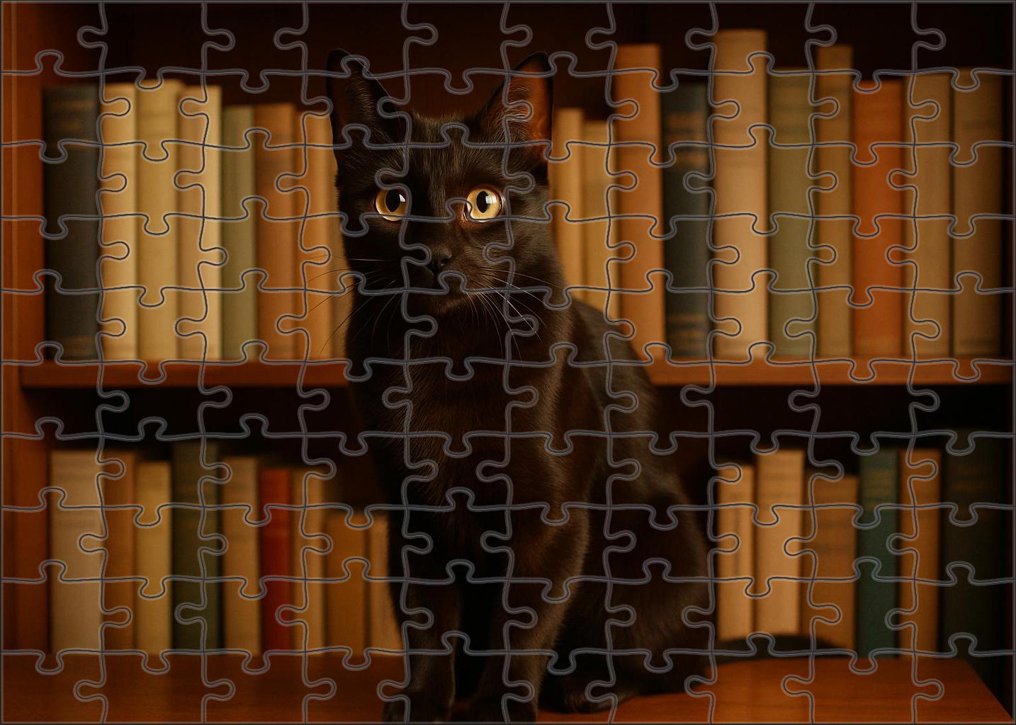 Sable Whisper Sleek Dark Brown With Playful Intellect Family Puzzles