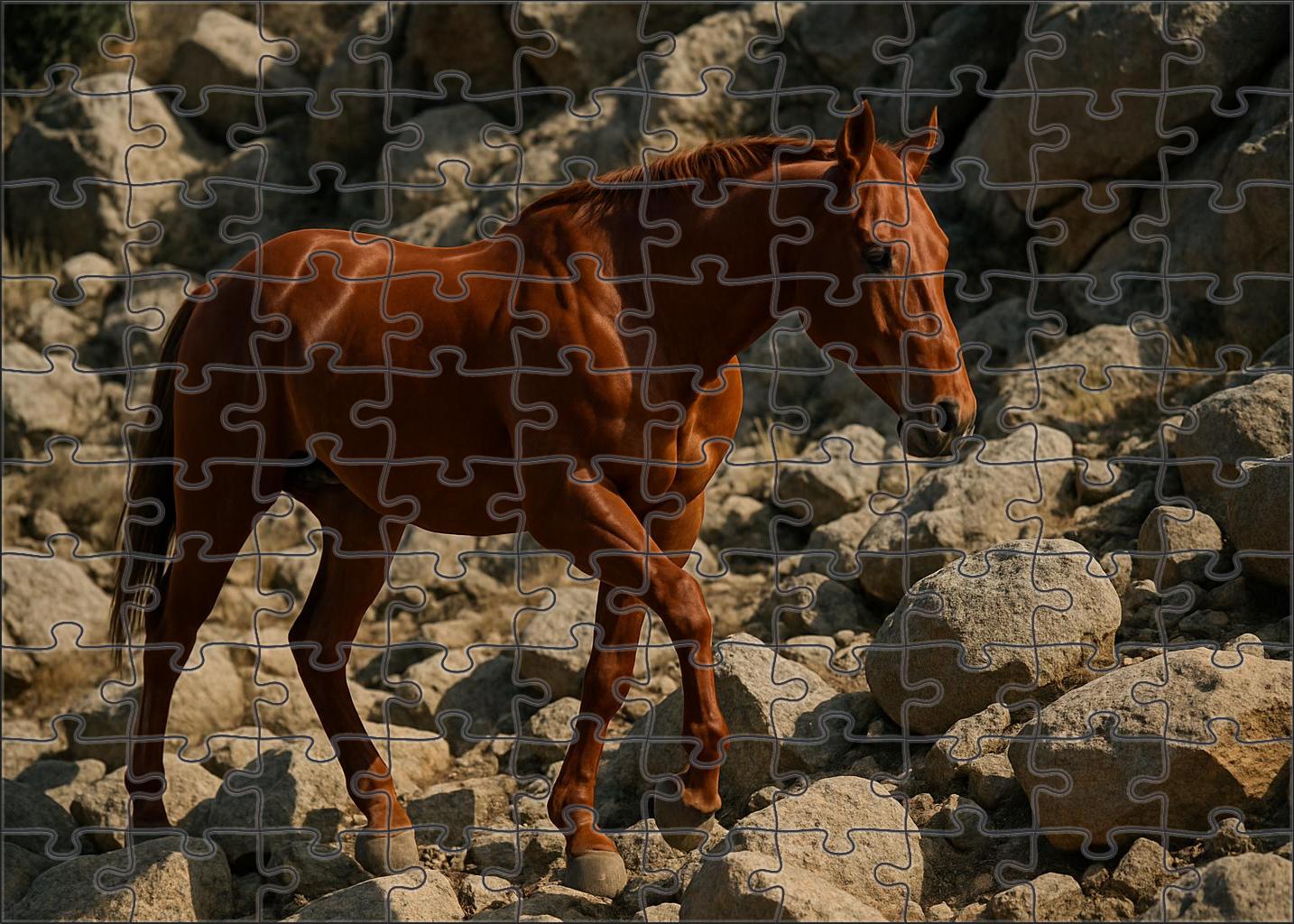 Crimson Valor Bold Sorrel Gelding With Muscular Frame And Surefootedness Easy Puzzles