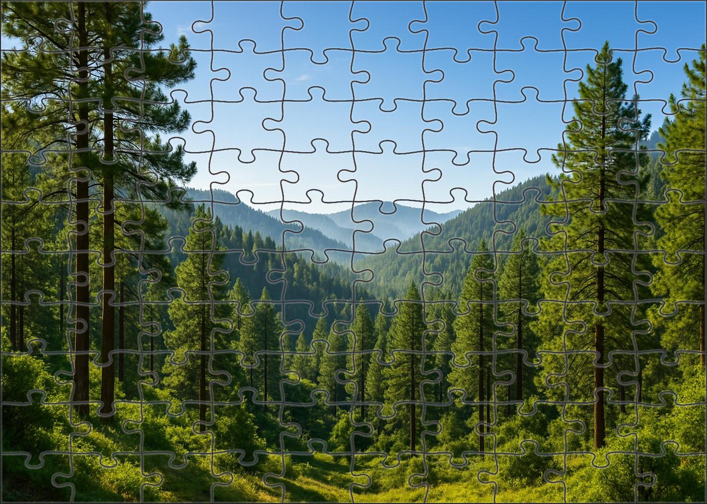 Whispering Pine Highlands Custom Jigsaw Puzzle