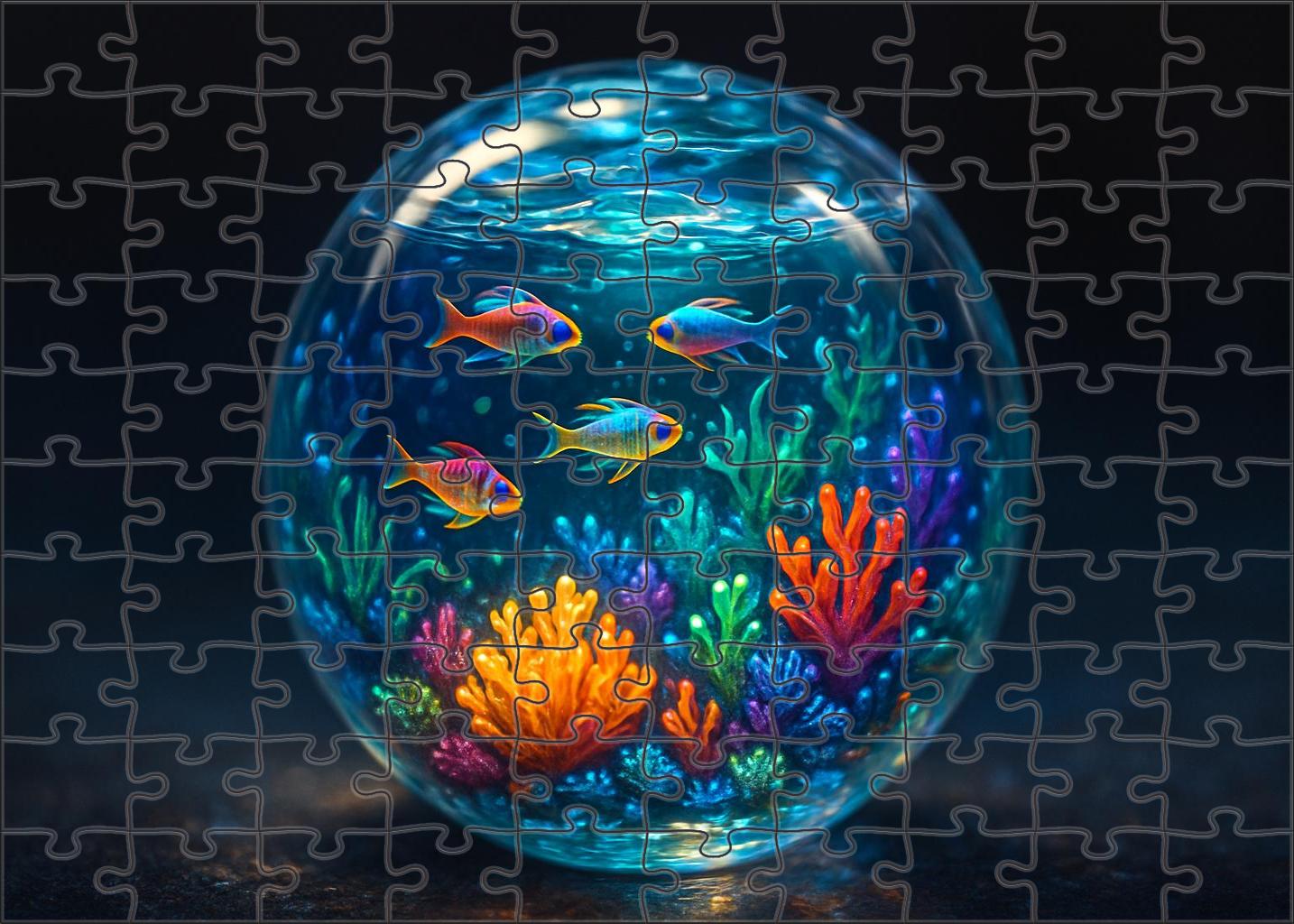 The Pocket Universe Aquarium Easy Puzzles