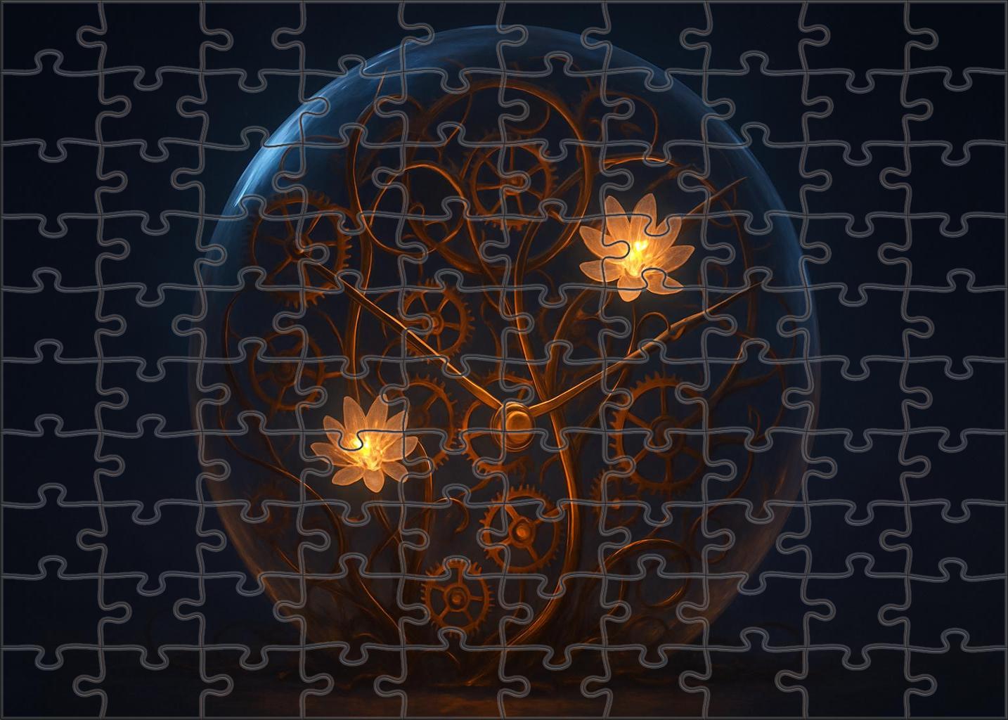 Clockwork Jungle In A Hollow Sphere 300 Piece Puzzle