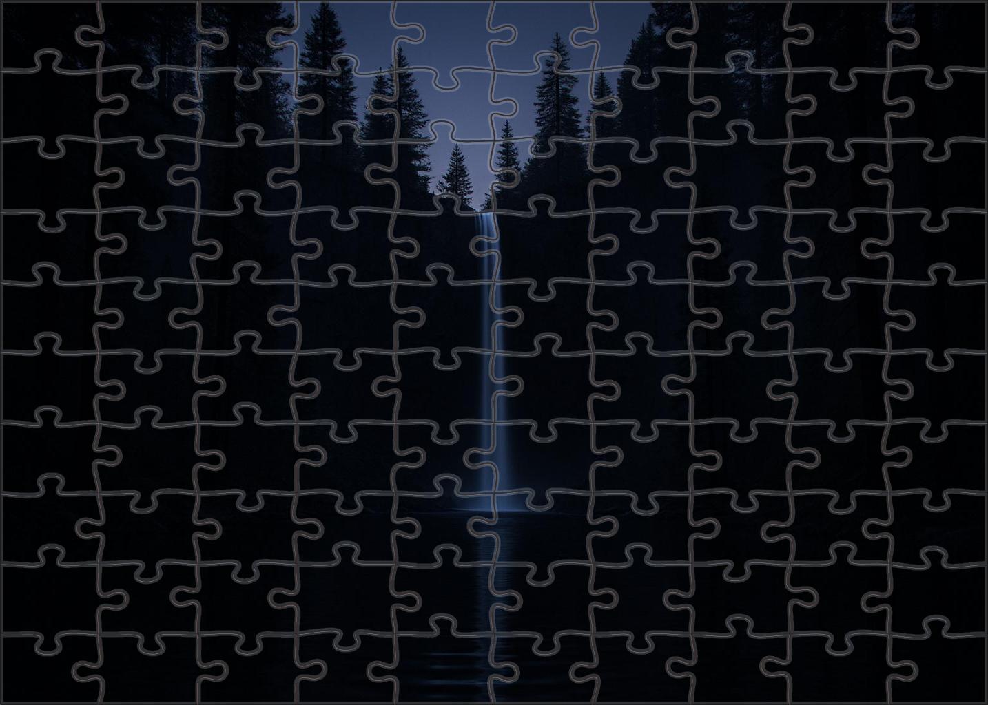 Midnight Curtain Falls Puzzle For Kids