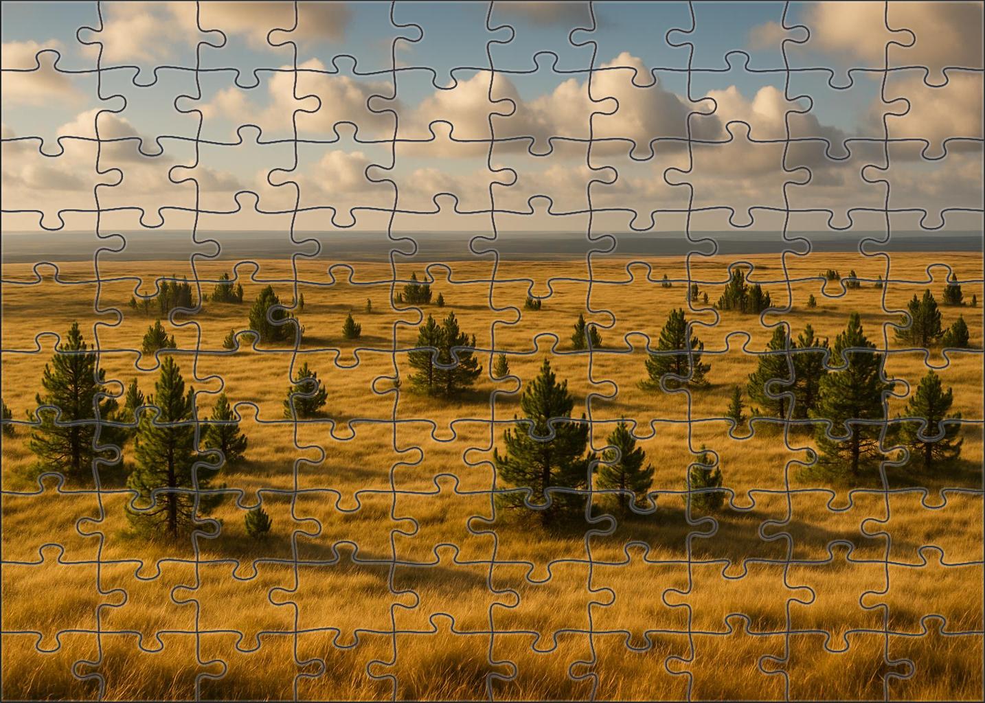 Amber Plateau Highlands 500 Piece Puzzle