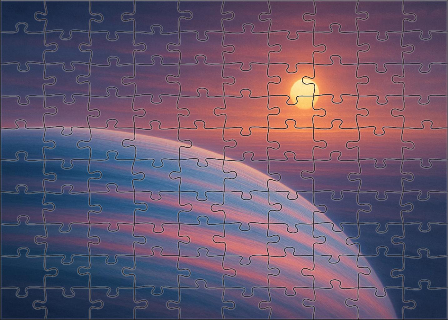Twilight Gas Giant Striations Family Puzzles