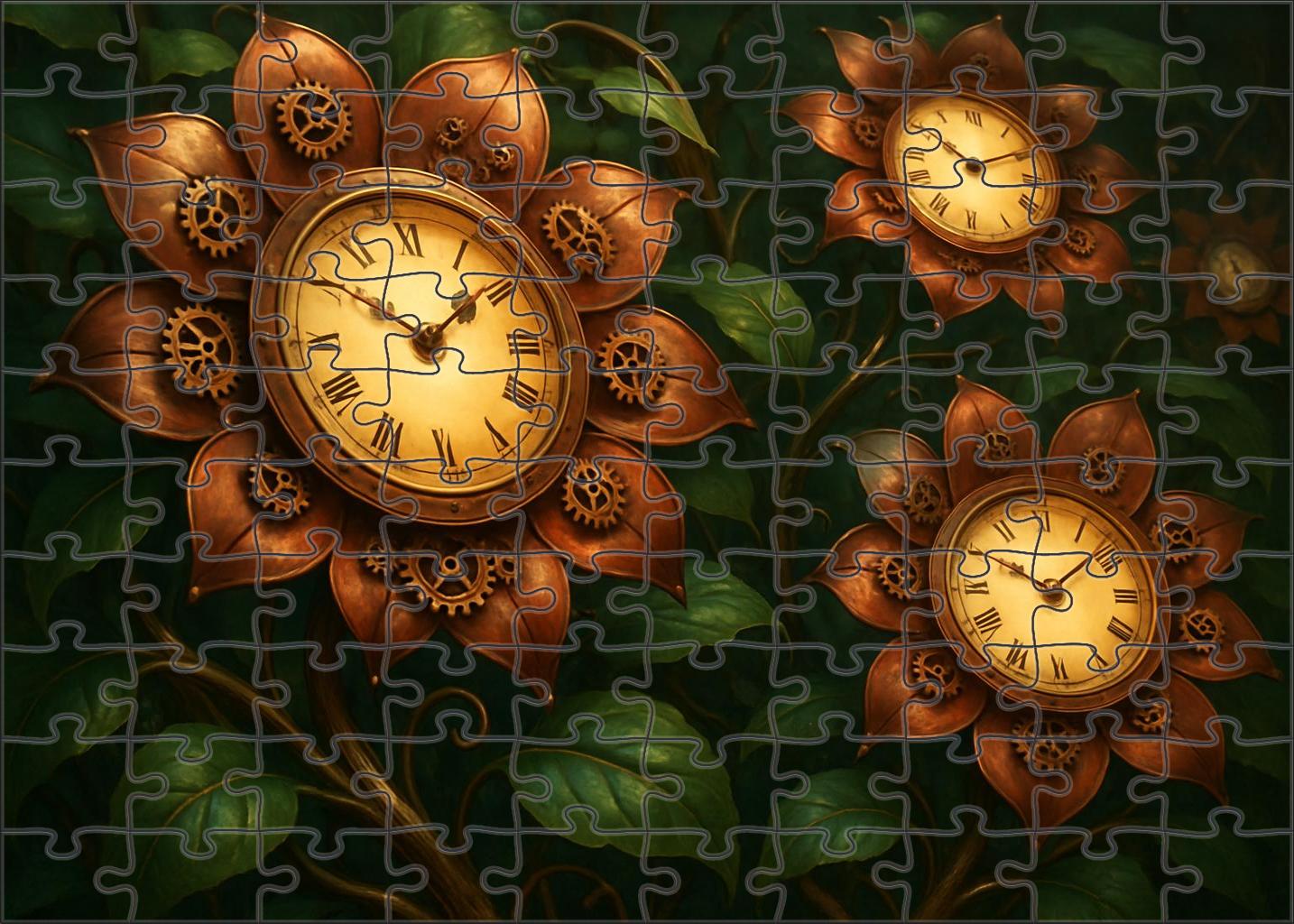 The Clockmaker's Garden Of Timeflowers Puzzle Collection