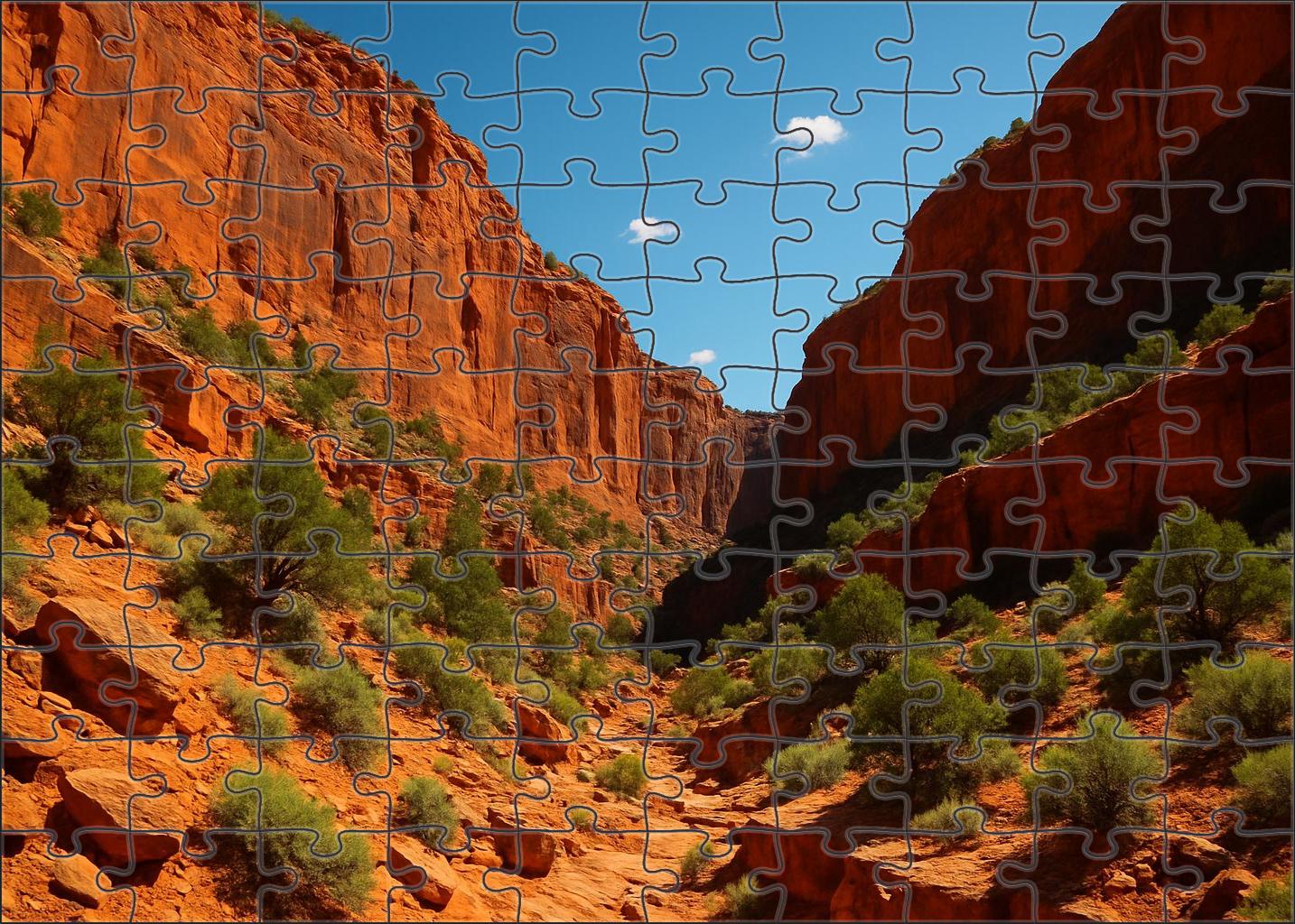 Copperleaf Canyon Overlook Custom Jigsaw Puzzle