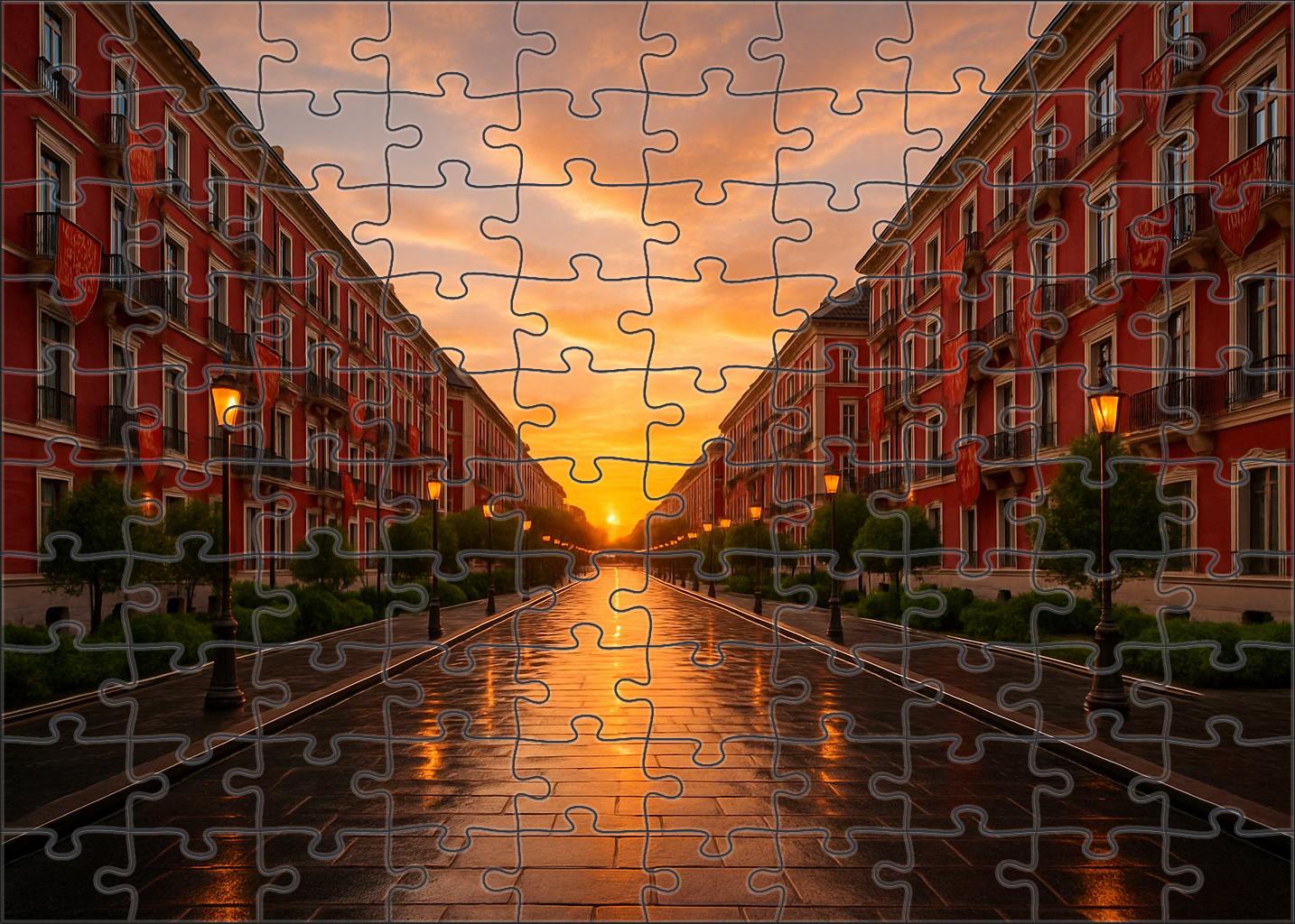 Crimson Boulevard 300 Piece Puzzle