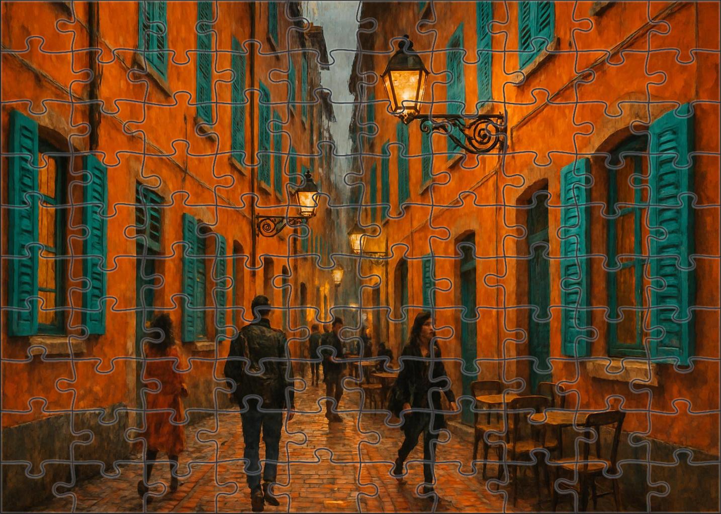 Tangerine Alley 1000 Piece Puzzle