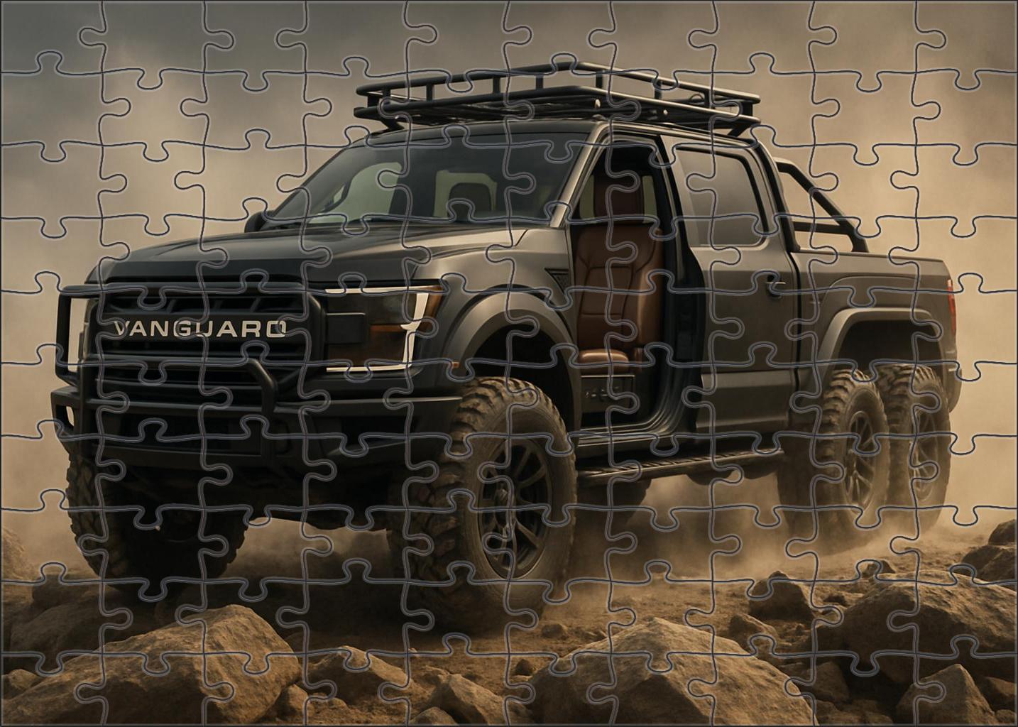 Vanguard Raptor 6x6 Extreme Off-road Powerhouse Puzzle For Kids
