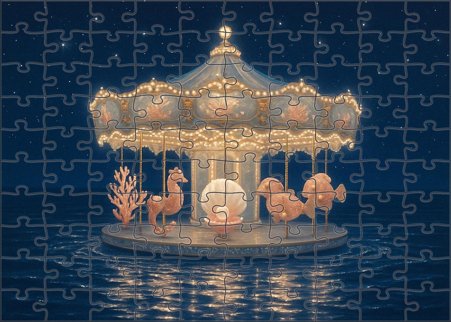 Carousel Of The Celestial Sea 200 Piece Puzzle