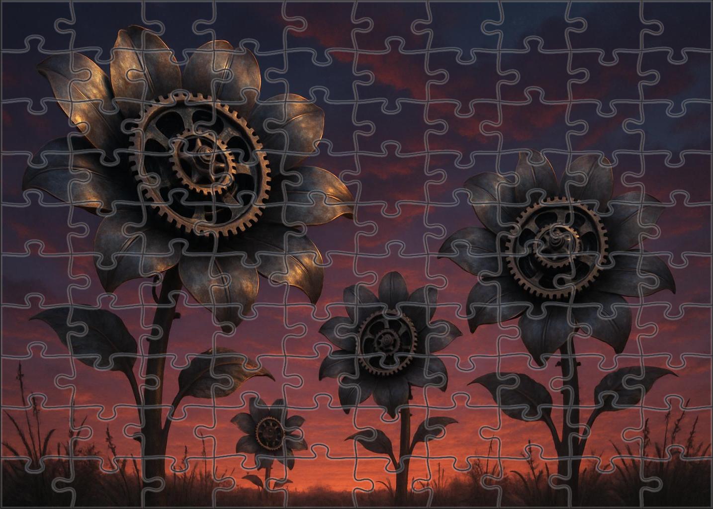 Clockwork Garden Of The Endless Bloom Puzzle Collection