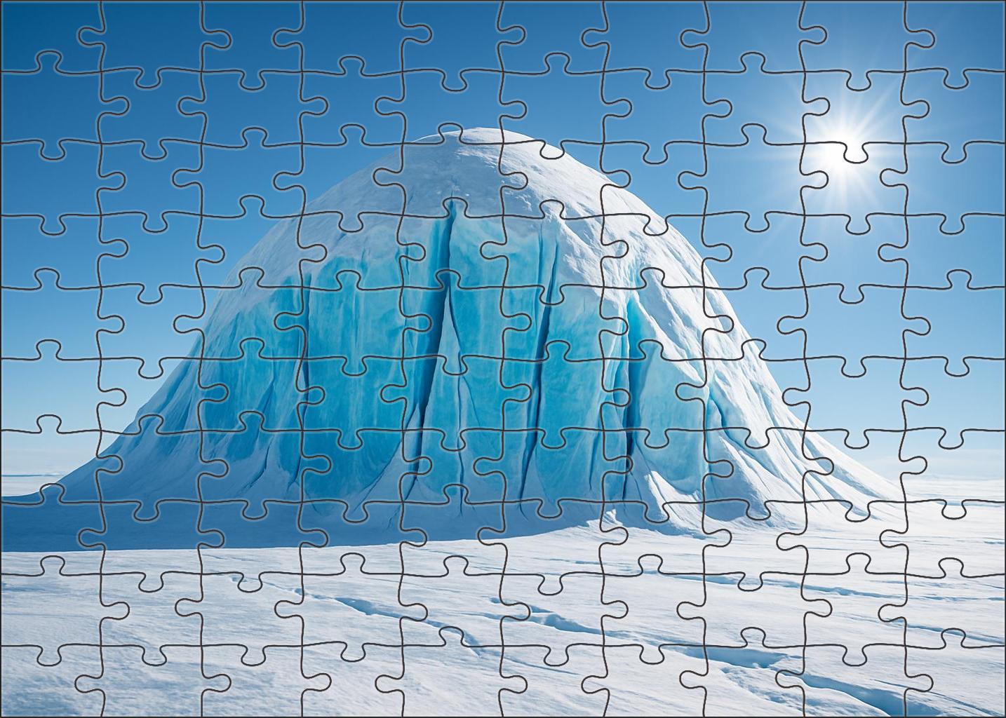 Crystal Ice Dome Challenging Puzzles