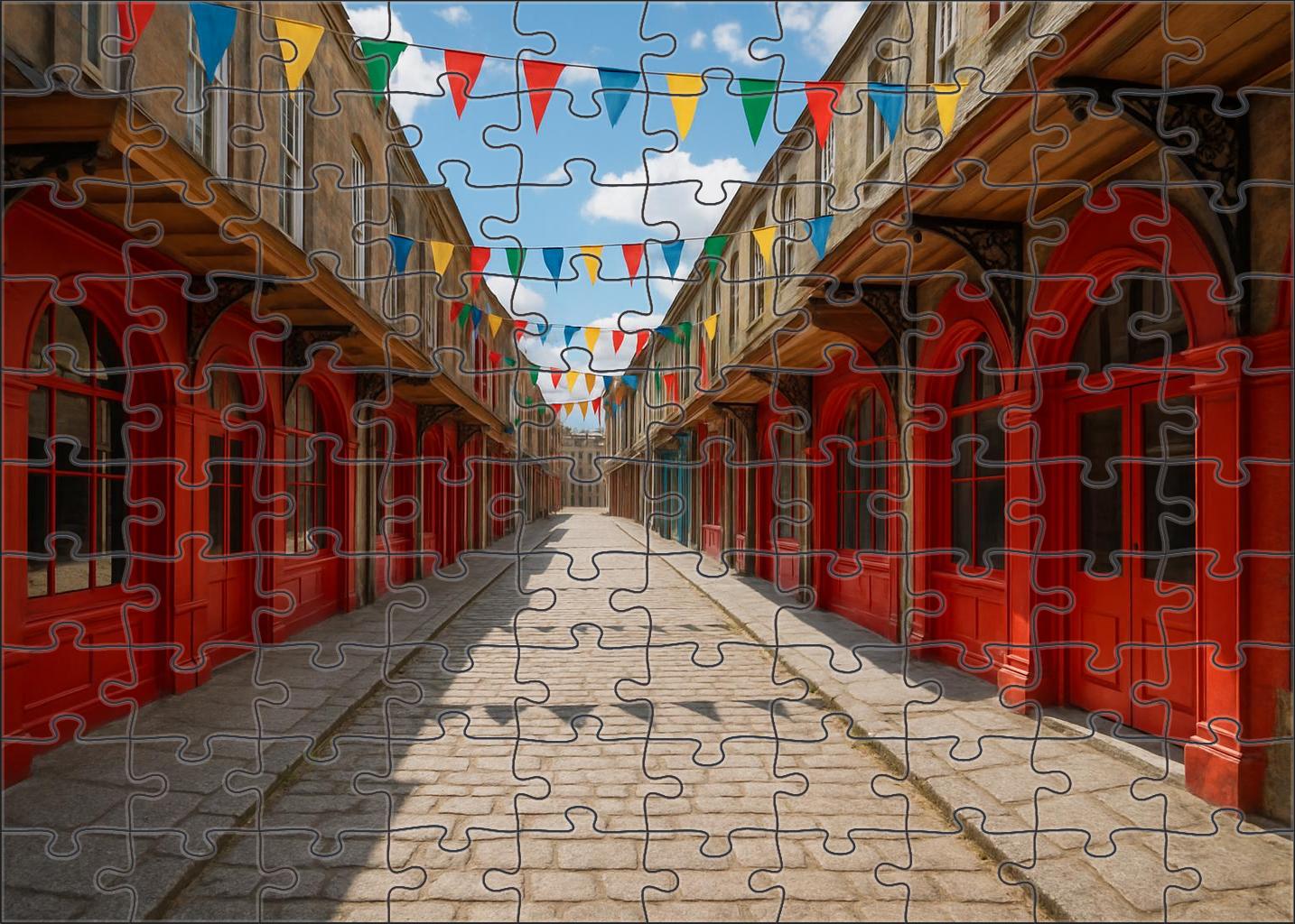 Crimson Archway Boulevard 200 Piece Puzzle