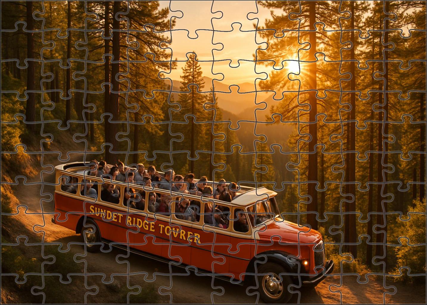 Sunset Ridge Open-air Tourer Puzzle For Adults