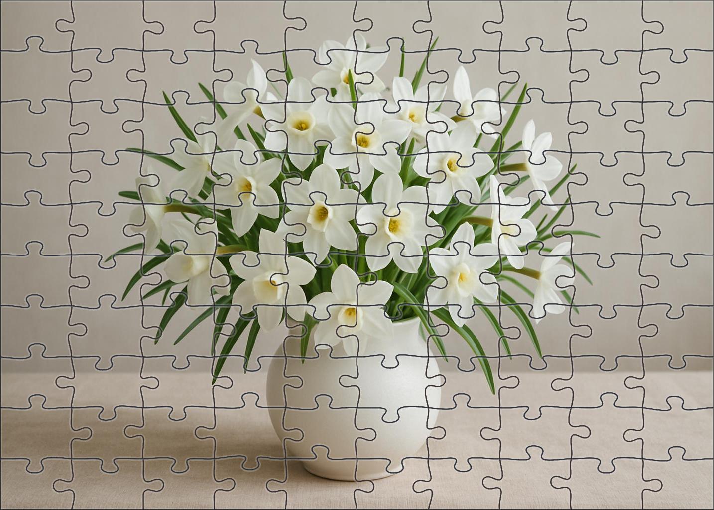 Ivory Elegance Vase Display Challenging Puzzles