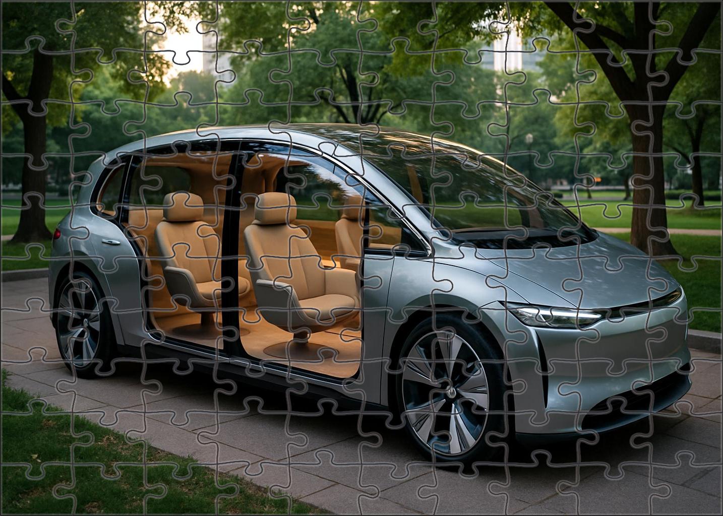 Celestia Nova Concept Futuristic Autonomous Cruiser Puzzle Collection