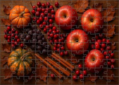Autumn Orchard Tabletop Puzzle Collection