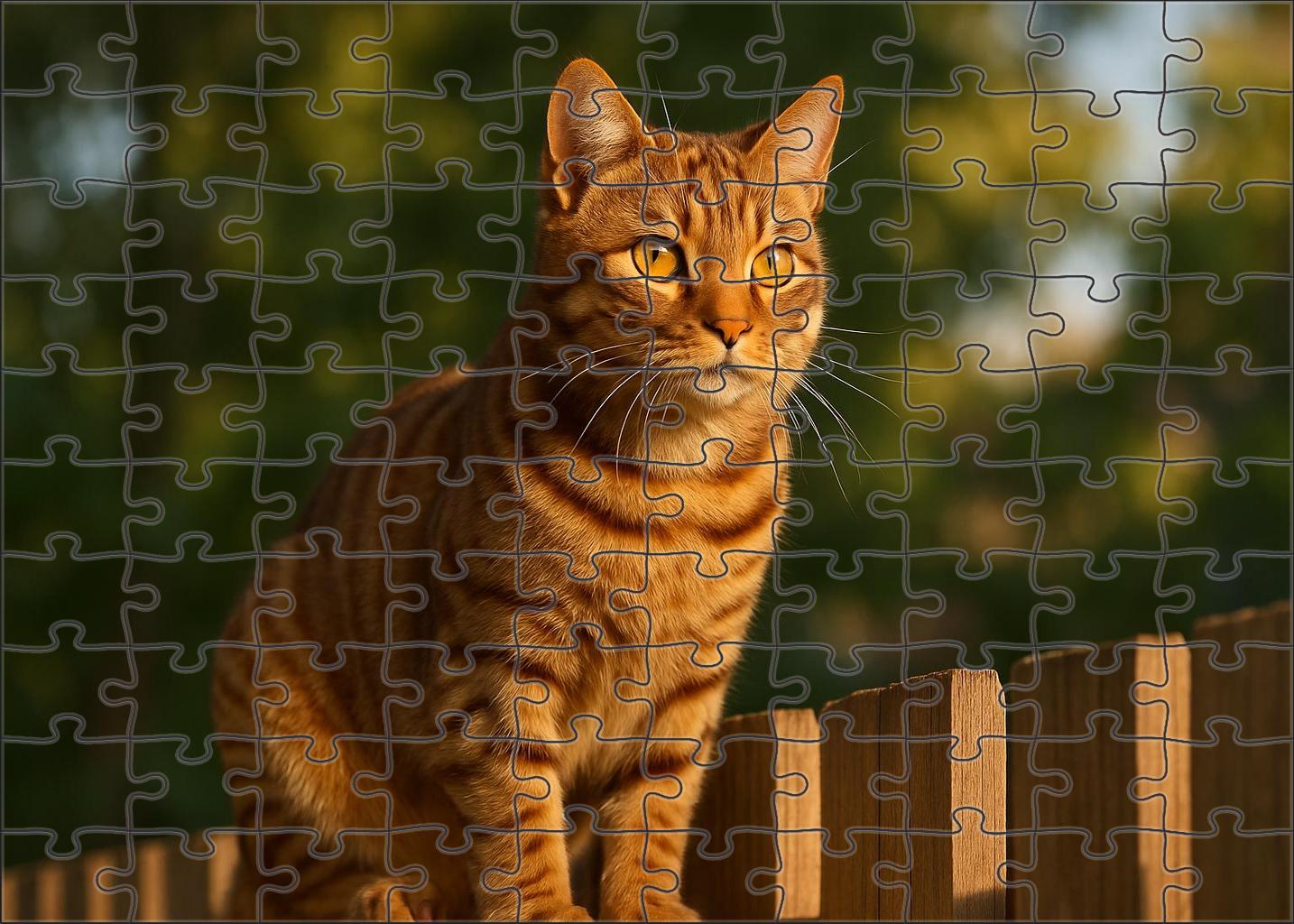 Copper Ripple Distinctive Tabby With Bold Stripe Patterns And Spirited Personality Puzzle Fun