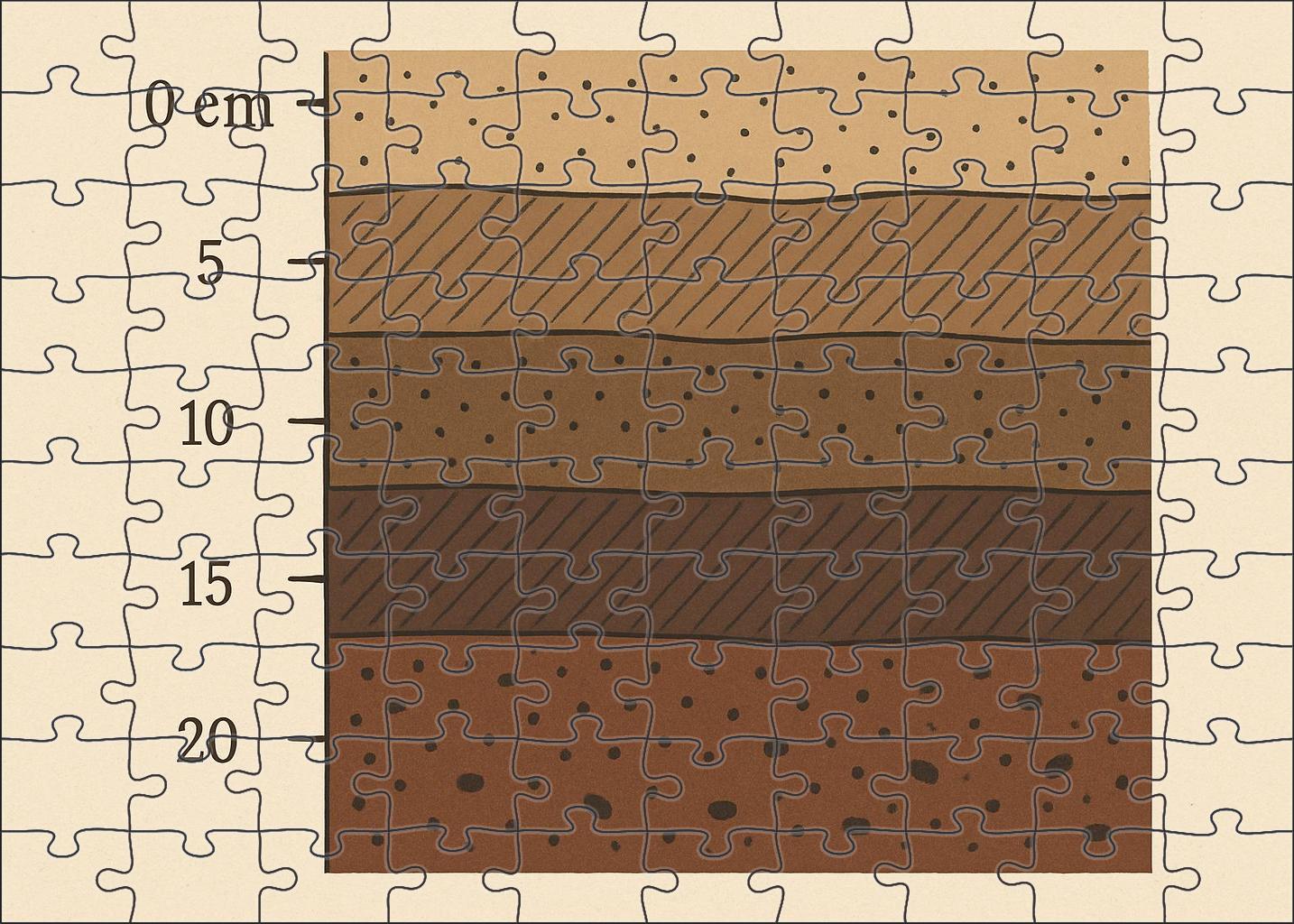 Subsurface Lithology Strip Mini Puzzle