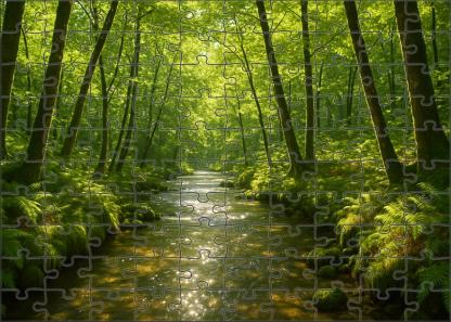 Crystal Streamwood 100 Piece Puzzle