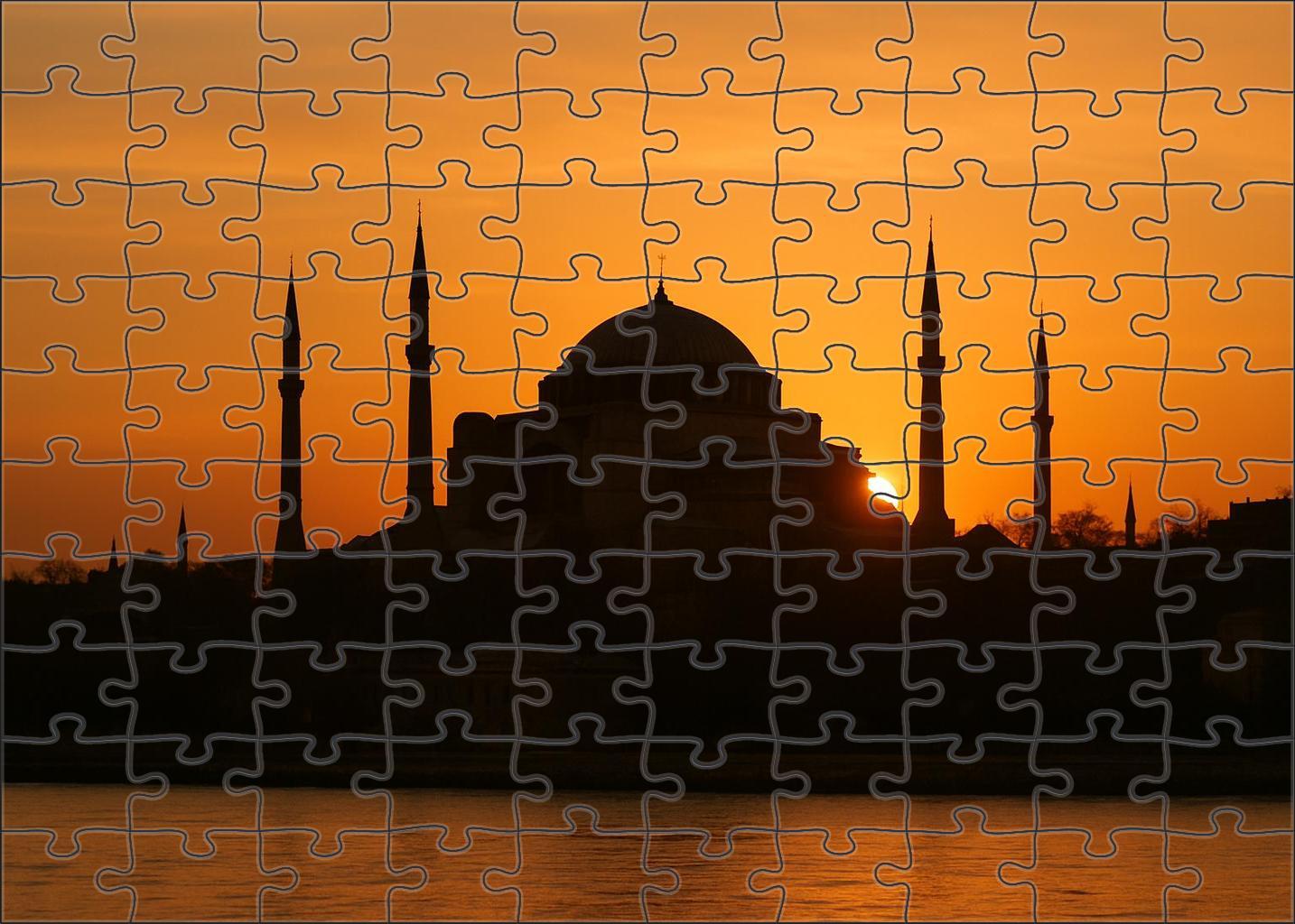 Hagia Sophia Istanbul Turkey  Recognized By 7950 Globally For Its Architectural And Religious Legacy Puzzle Challenge