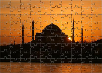 Hagia Sophia Istanbul Turkey  Recognized By 7950 Globally For Its Architectural And Religious Legacy Puzzle Challenge