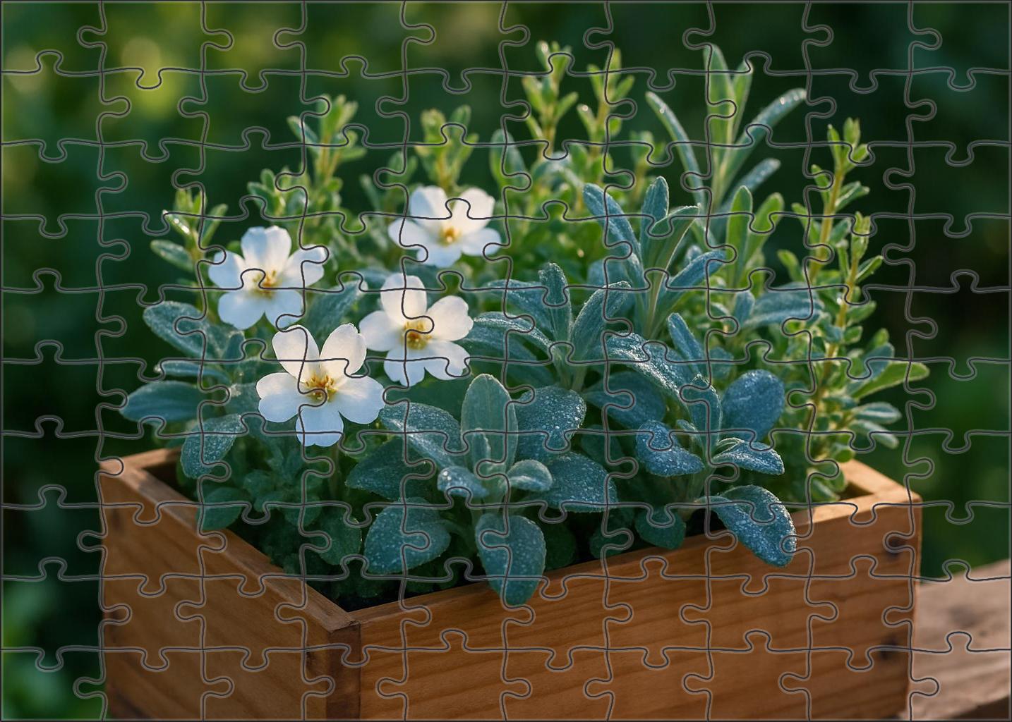 Rustic Herb Garden Planter Family Puzzles