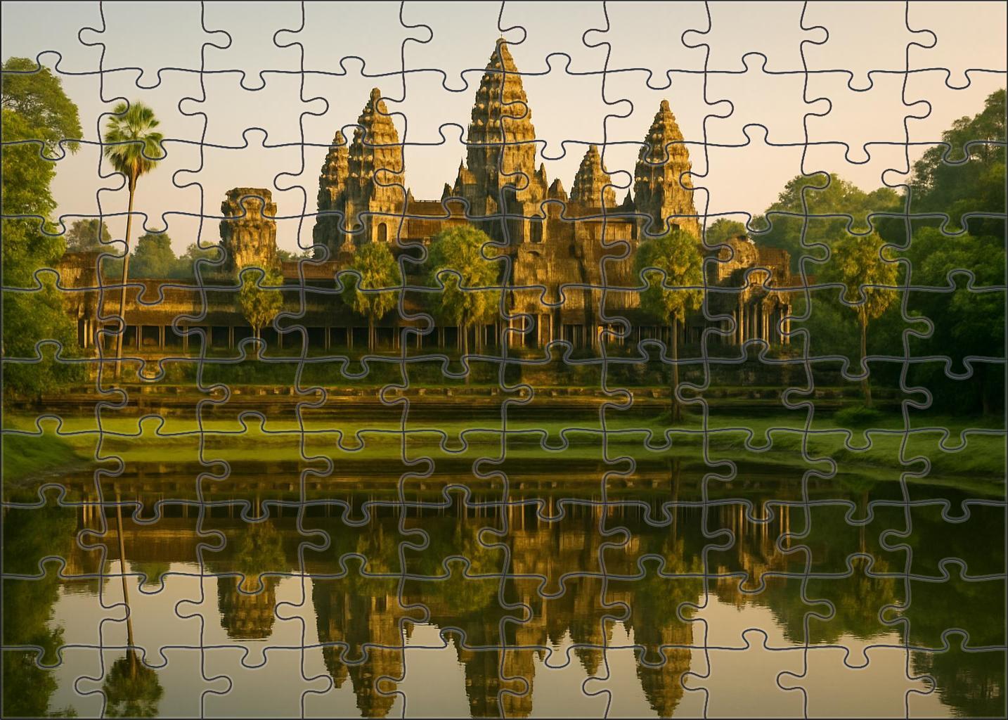 Angkor Wat Siem Reap Cambodia Identified By 8230 Of Global Travelers As A Vast Temple Complex Of Ancient Devotion Unique Puzzle Design