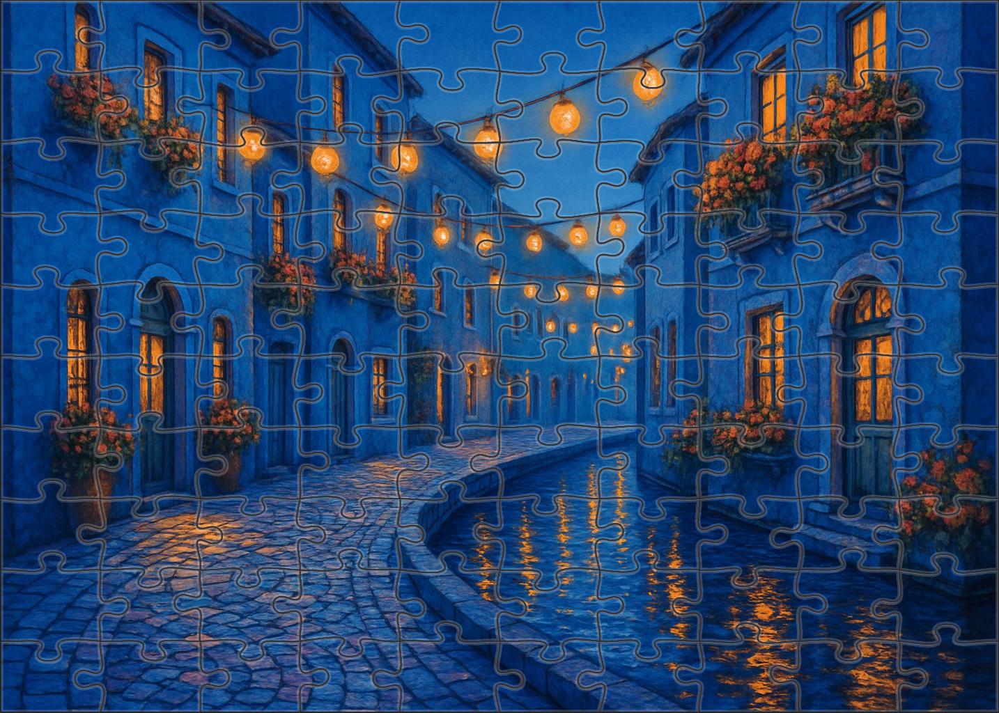 Azure Lantern Promenade 300 Piece Puzzle