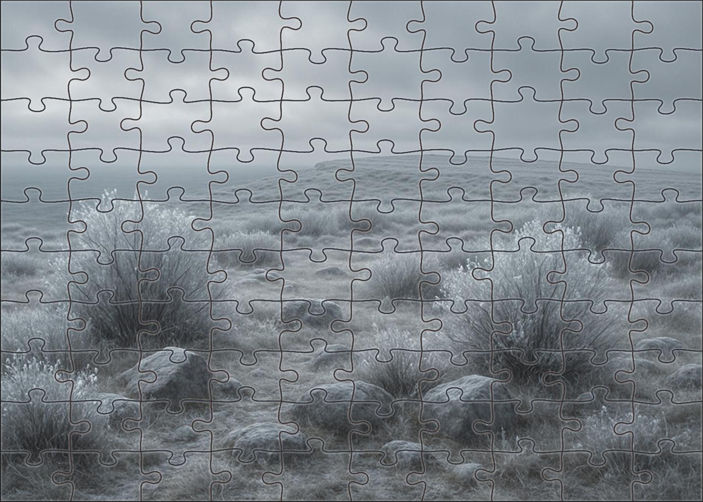 Winter Frost Plateau Puzzle Collection