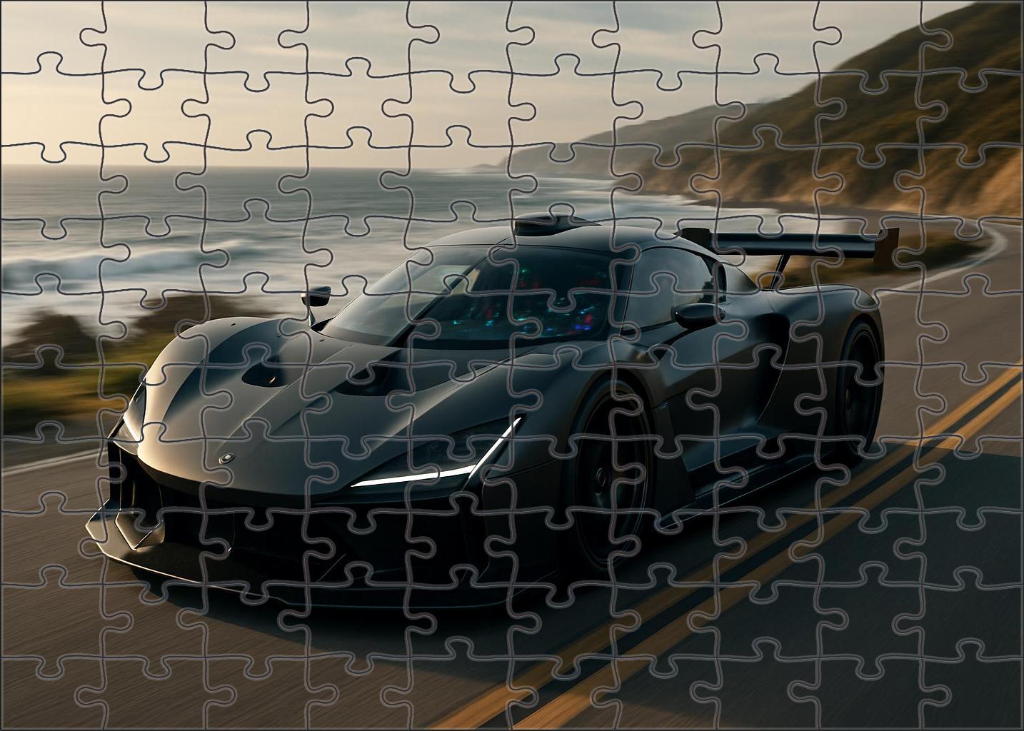 Aether Falcon R Carbon Fiber Hypercar With V12 Power 20 Piece Puzzle