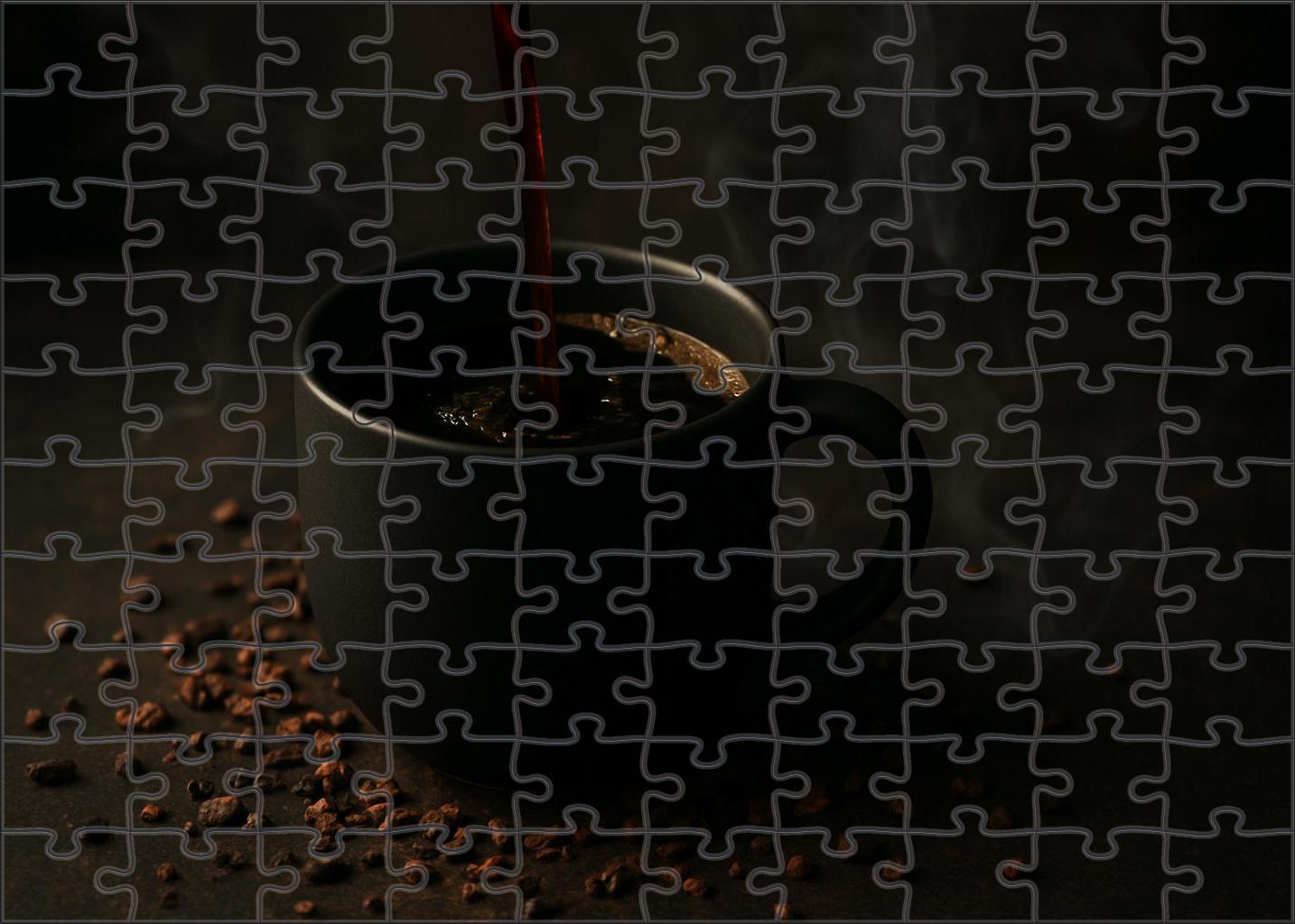 Midnight Velvet Dark Roast Coffee With Deep Chocolate And Smoke 200 Piece Puzzle