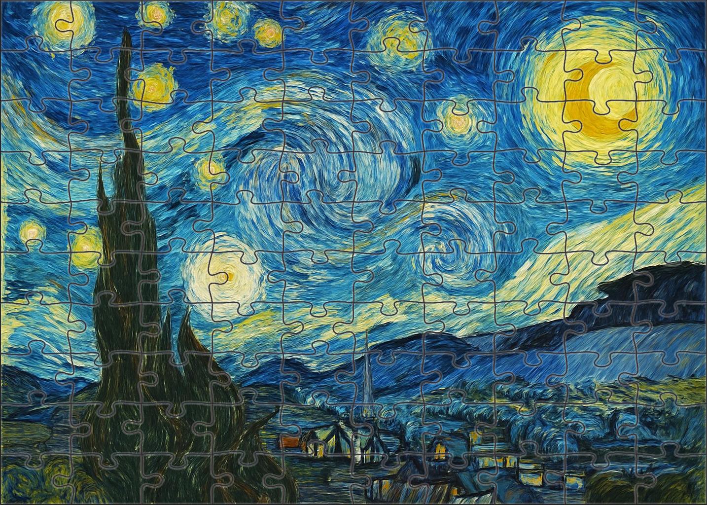 The Starry Night Premium Puzzle Pieces