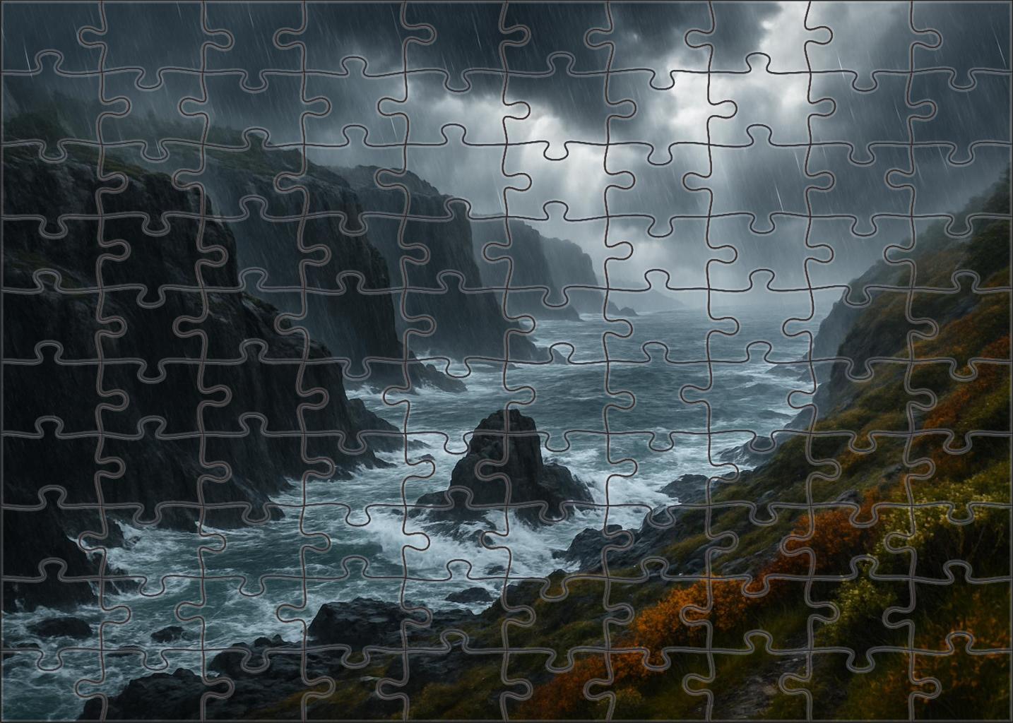 Storm-washed Coastal Headland 100 Piece Puzzle