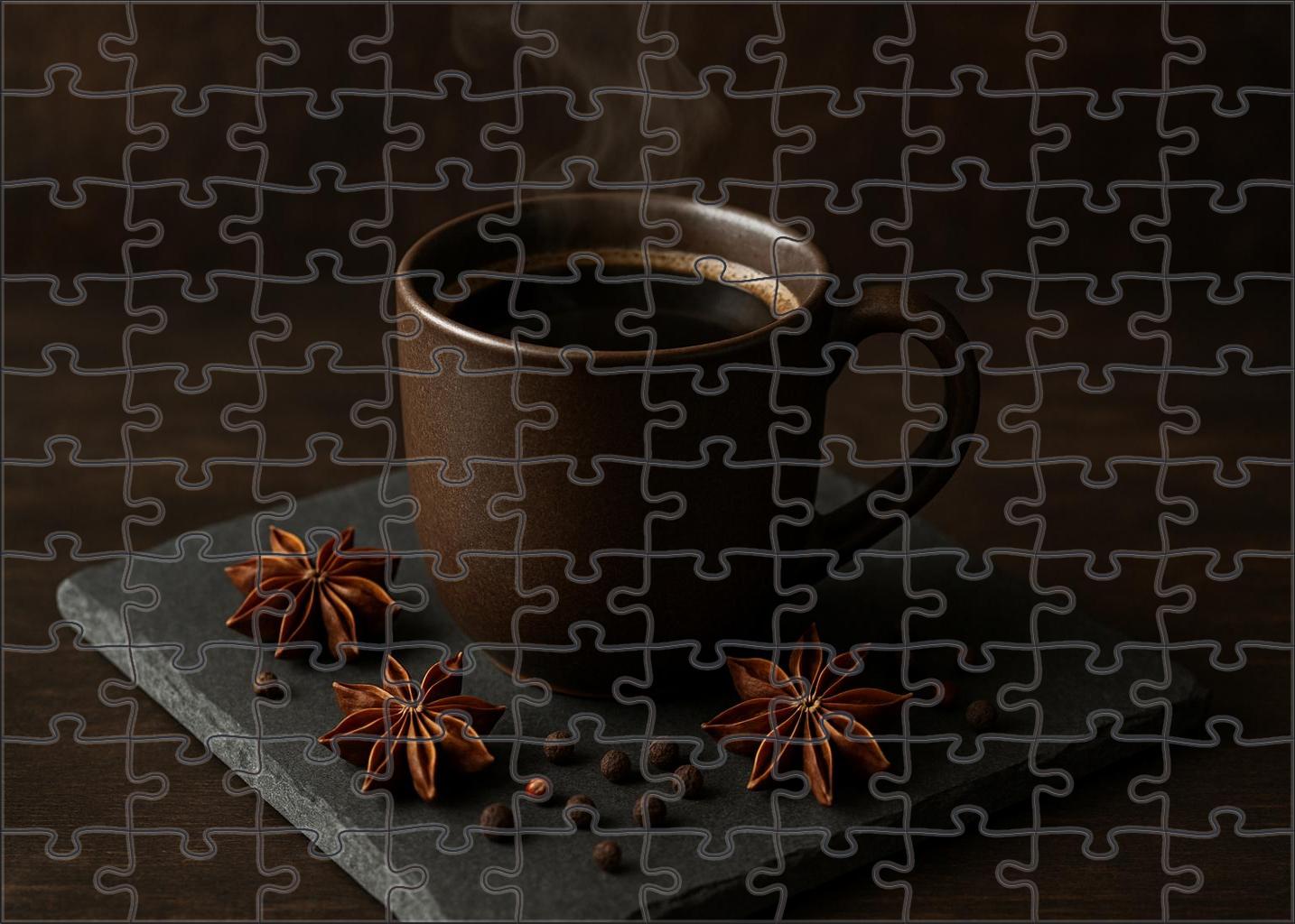 Twilight Spice Dark Roast Unique Puzzle Design