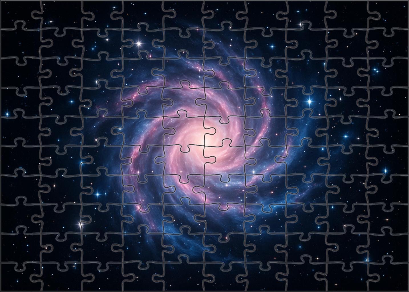 Luminous Spiral Nebula Puzzle Collection