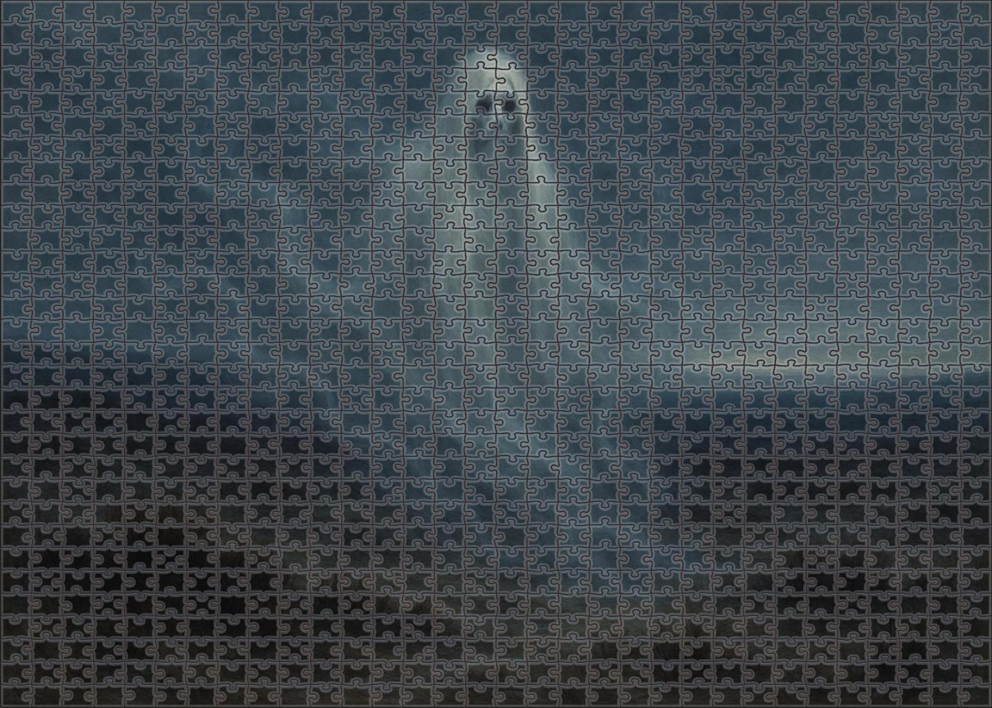 Duskwither Wraith Phantom Entity Of Twilight Veil And Lingering Chill Large Format Puzzle