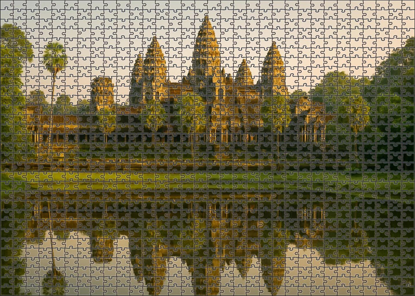 Angkor Wat Siem Reap Cambodia Identified By 8230 Of Global Travelers As A Vast Temple Complex Of Ancient Devotion Unique Puzzle Design