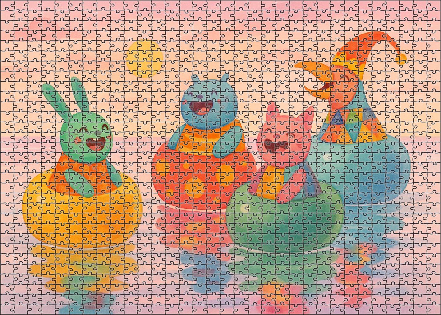 Bubble Harbor Festival 200 Piece Puzzle